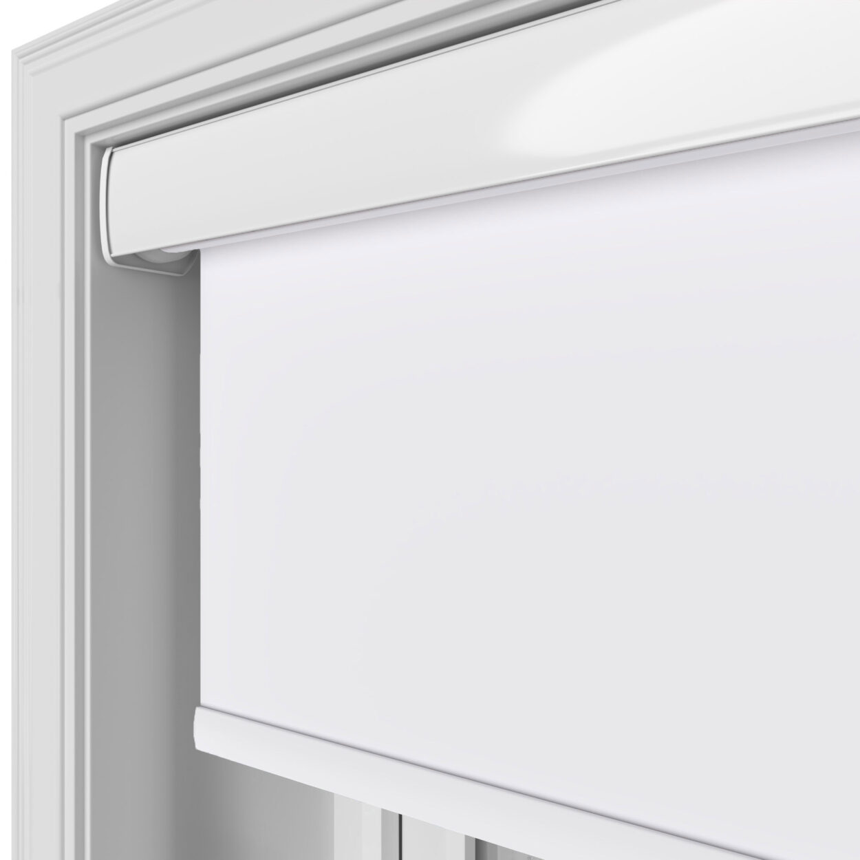 Unishade White Cassette Motorised - Image 4