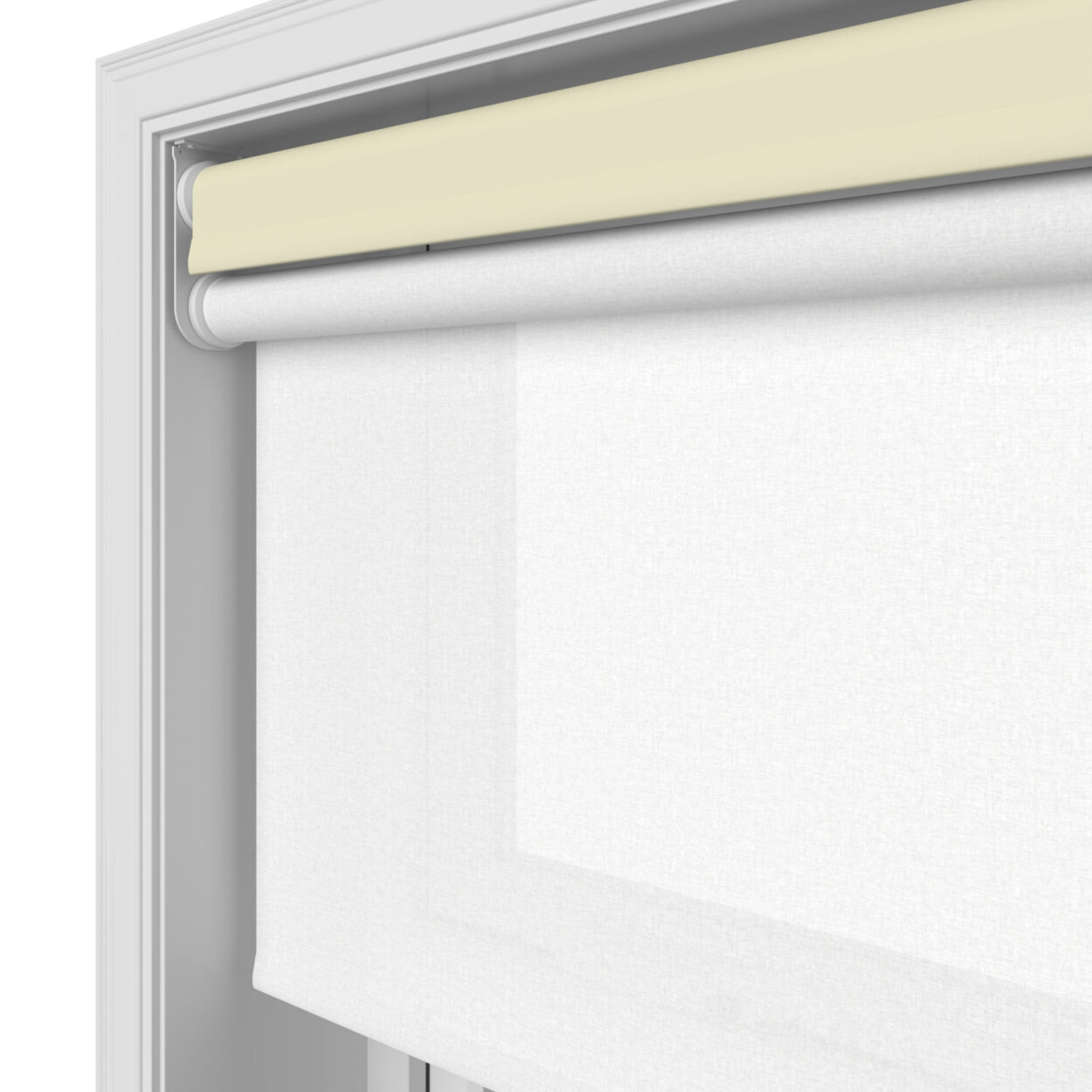 Bella Beige Motorised Double Roller Blind - Image 7