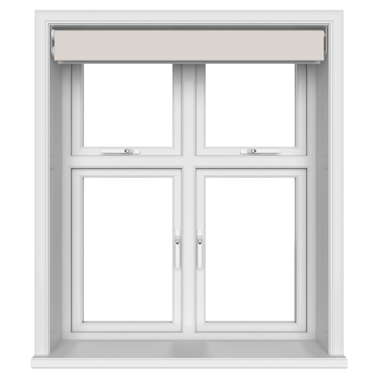 Bella Dove Motorised Double Roller Blind - Image 6
