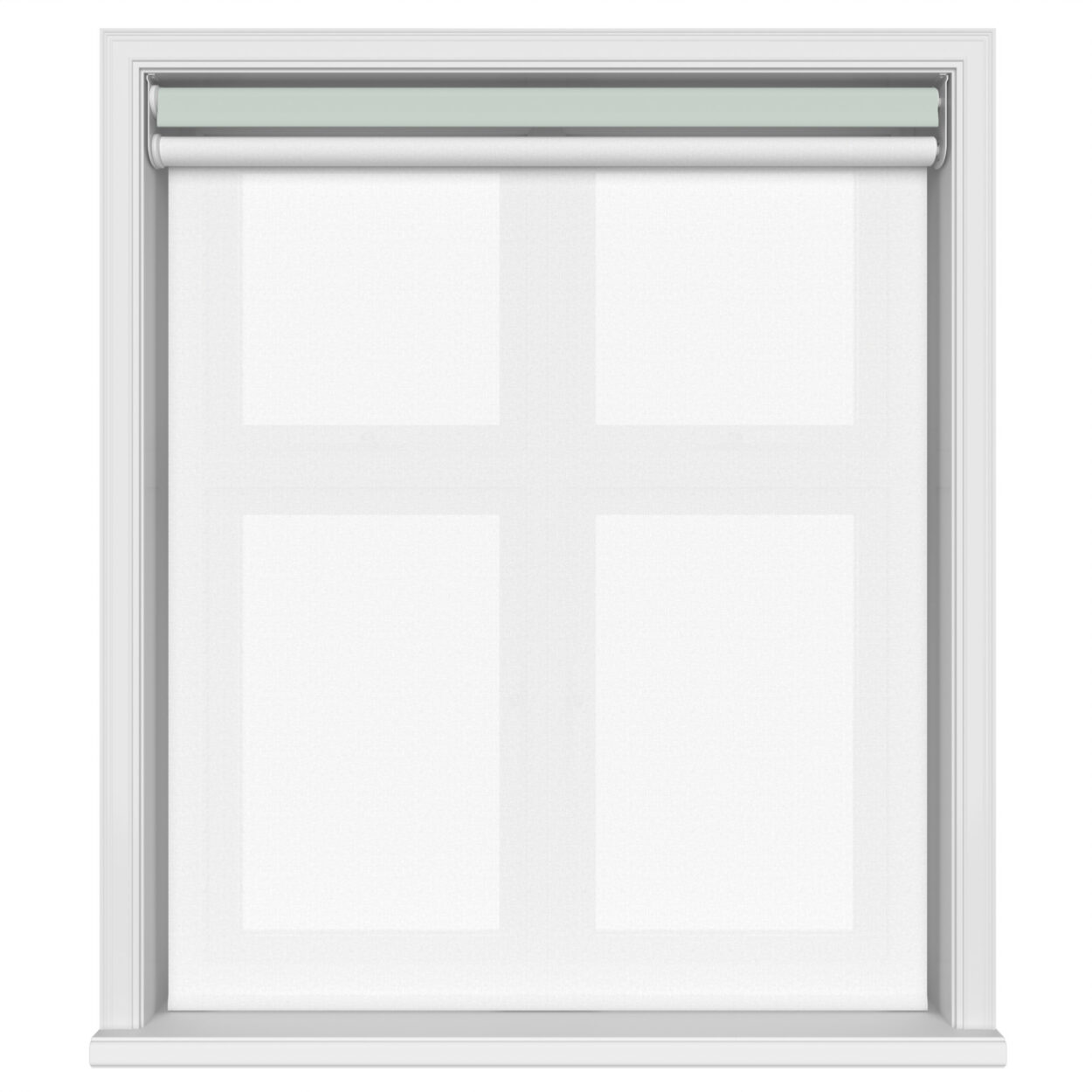 Bella Duck Egg Motorised Double Roller Blind - Image 3