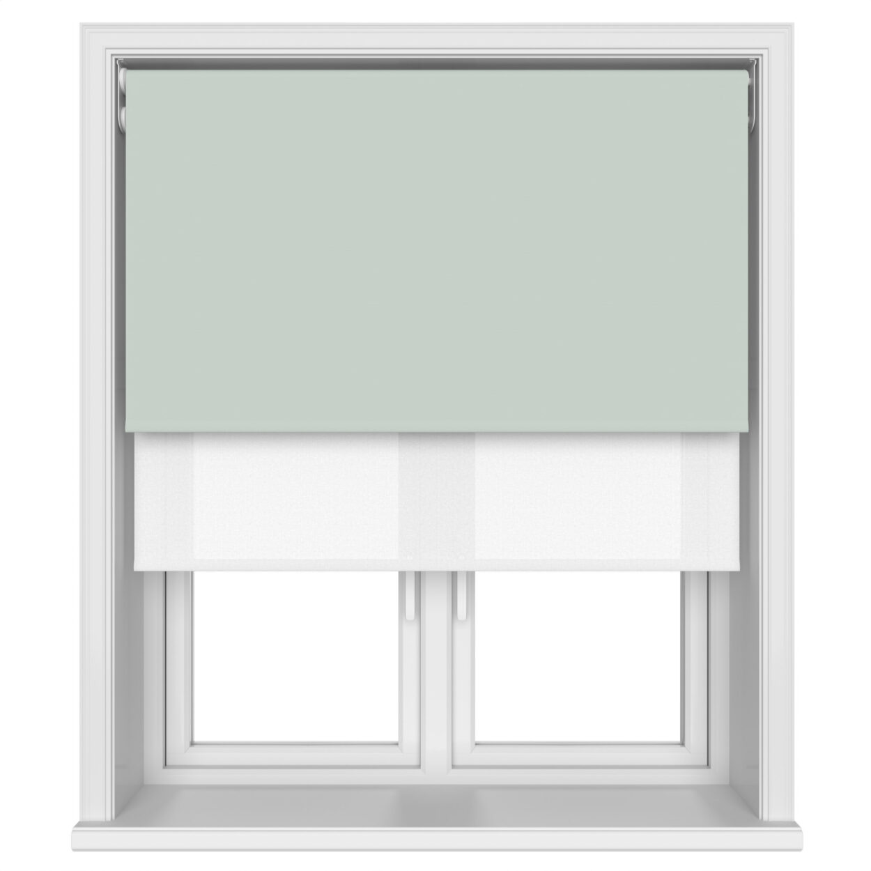 Bella Duck Egg Motorised Double Roller Blind - Image 4