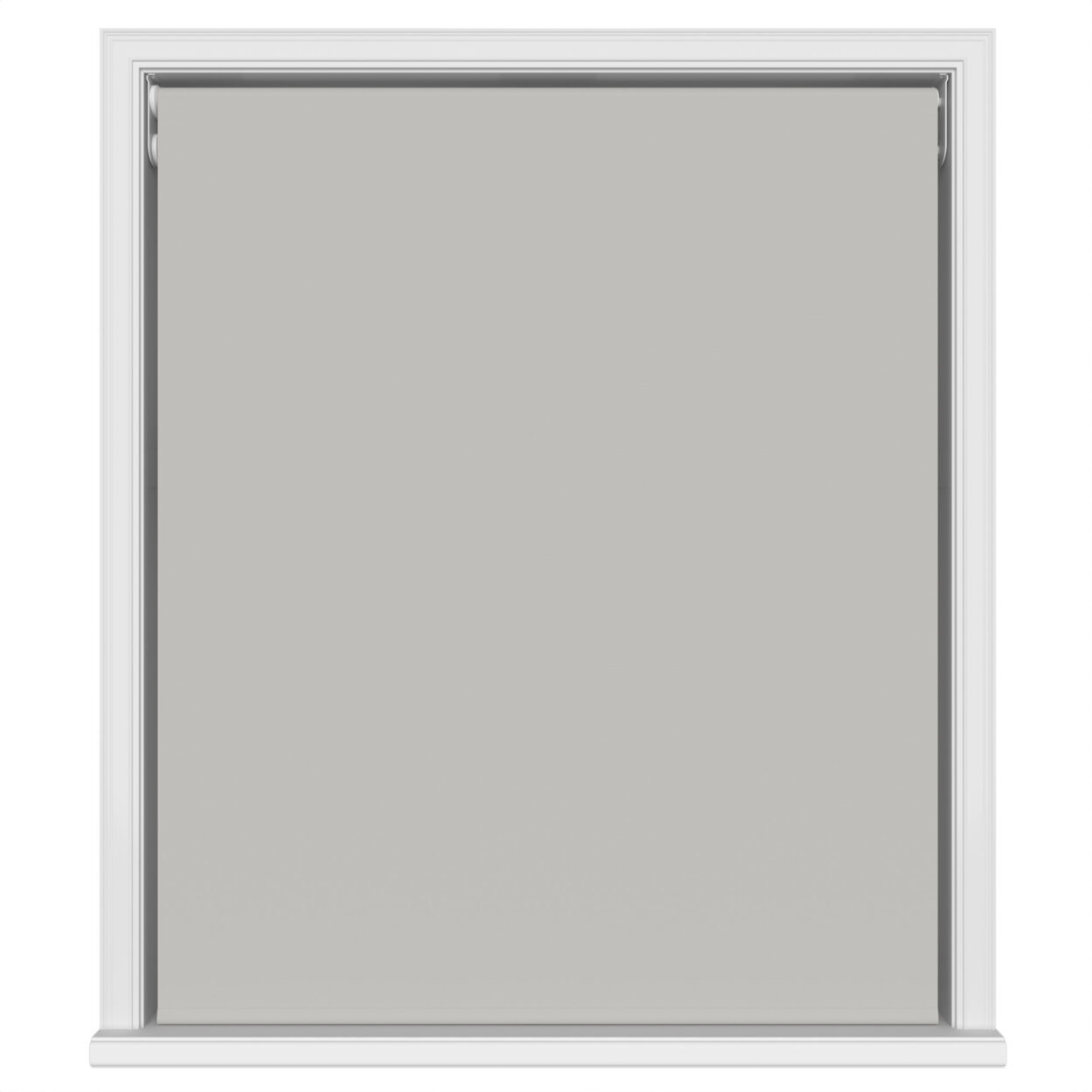 Bella Grey Whisper Motorised Double Roller Blind - Image 2