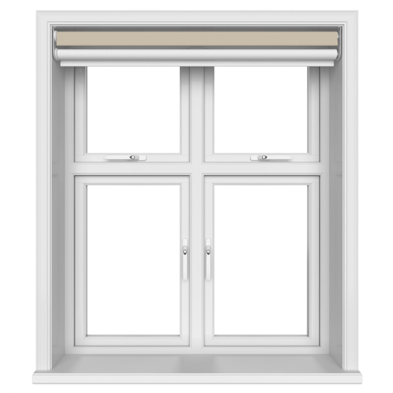 Bella Hessian Motorised Double Roller Blind - Image 5