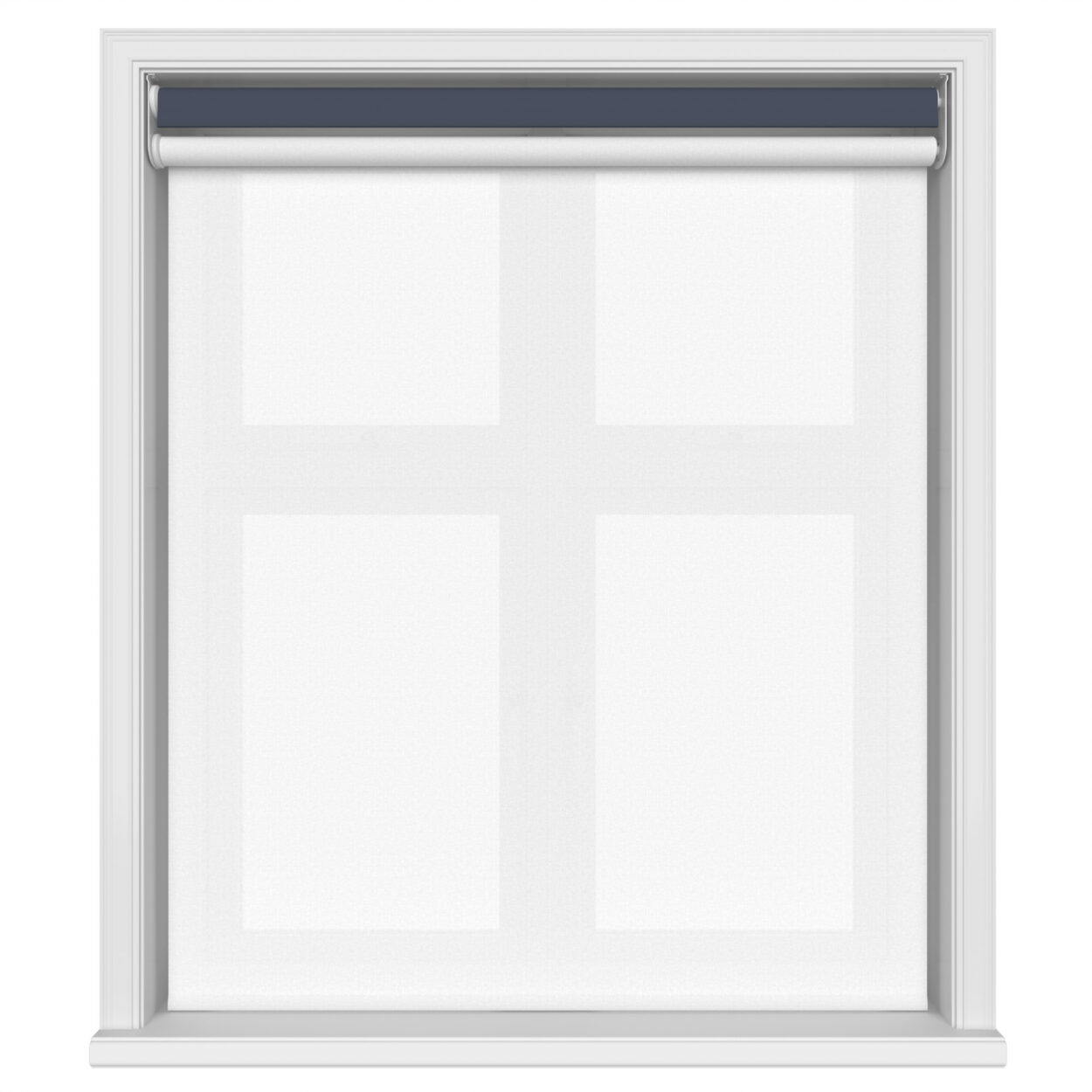 Bella Indigo Motorised Double Roller Blind - Image 3