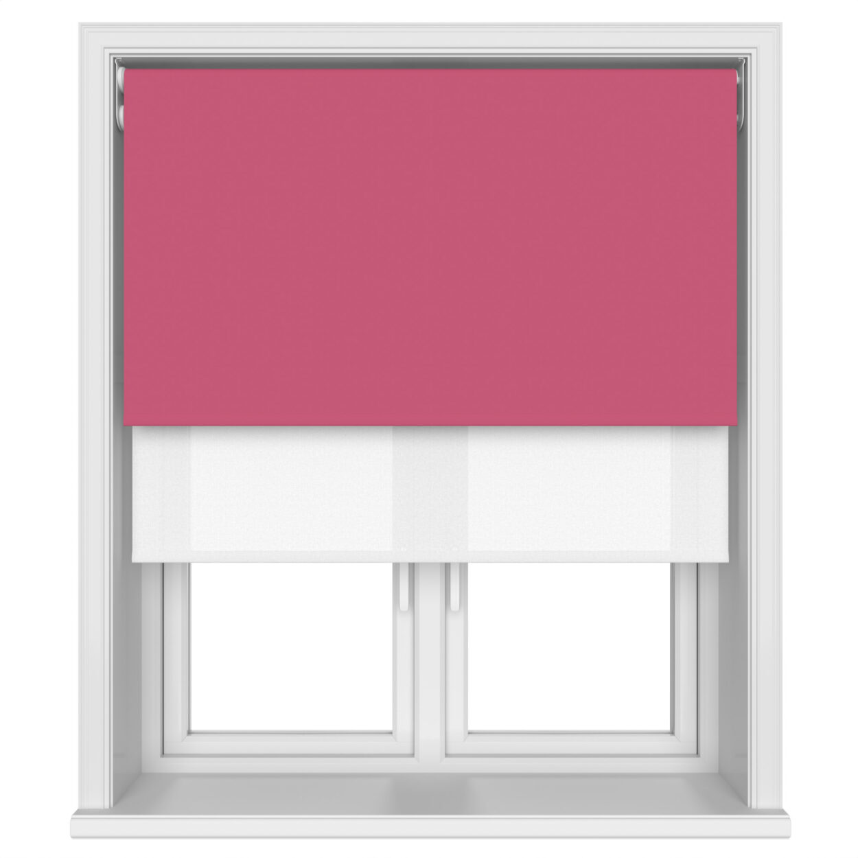 Bella Lipstick Motorised Double Roller Blind