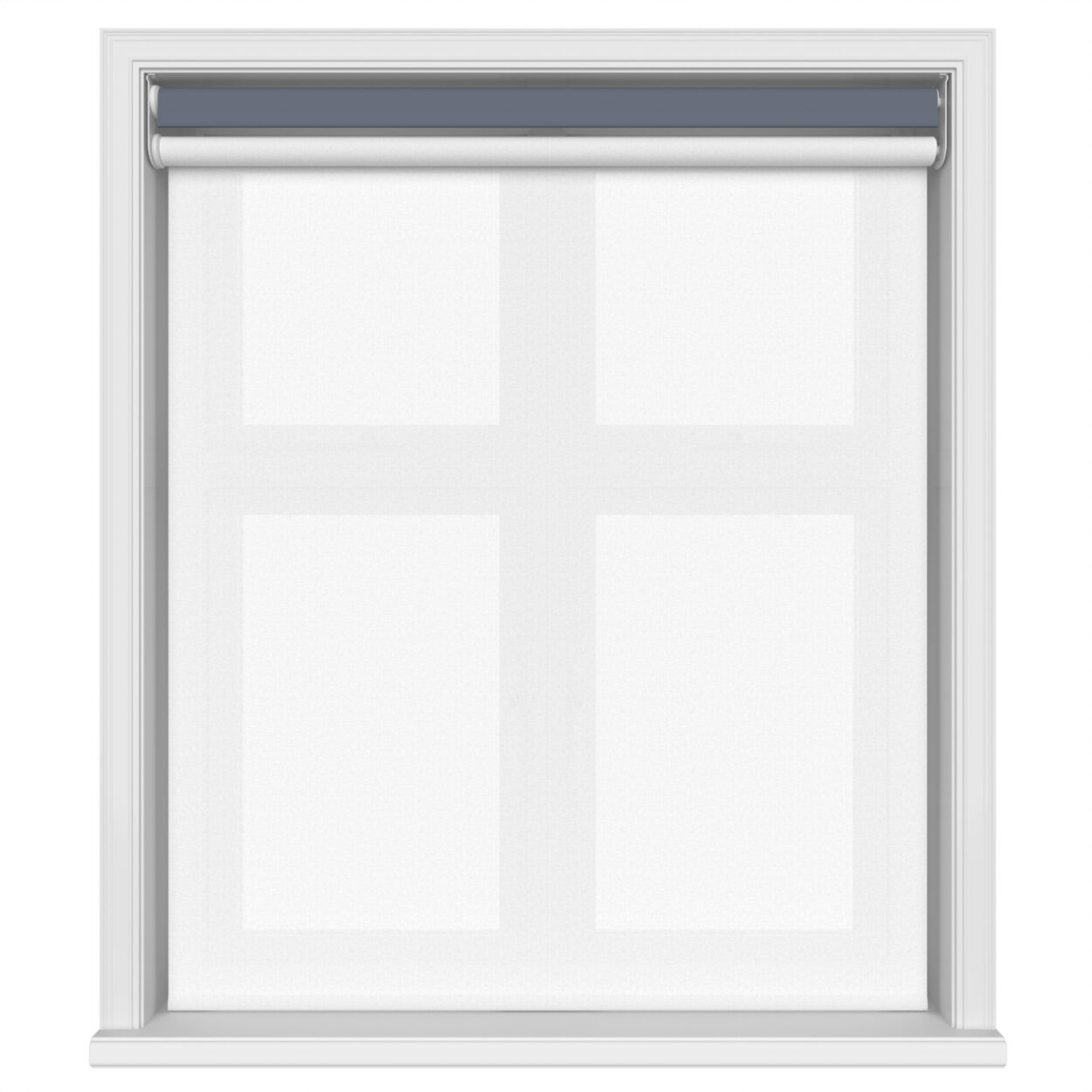 Bella Midnight Motorised Double Roller Blind - Image 3