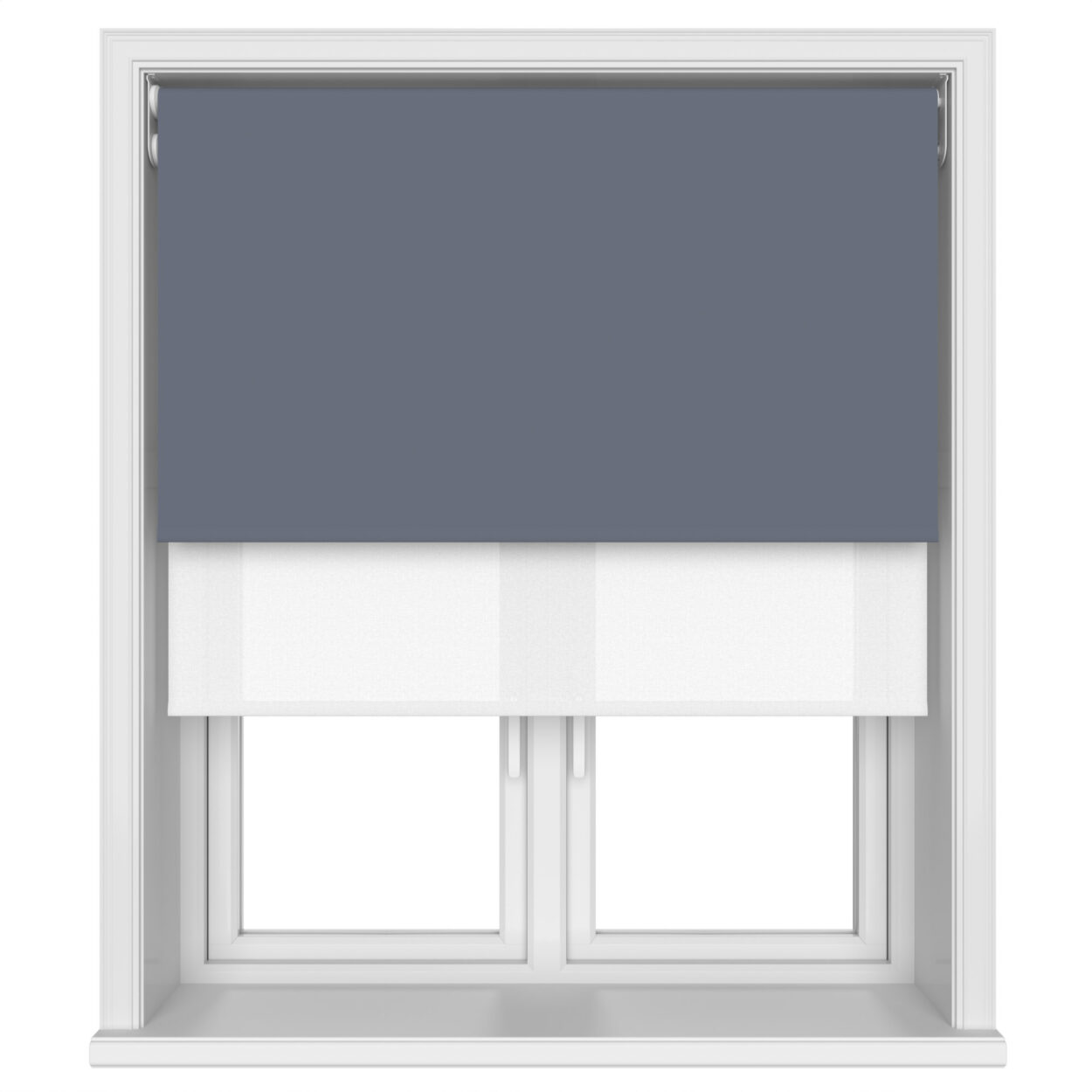 Bella Midnight Motorised Double Roller Blind