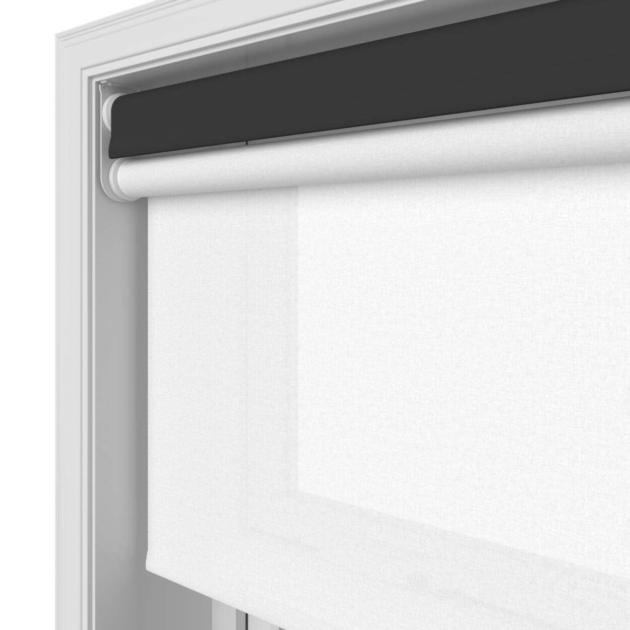 Bella Noir Motorised Double Roller Blind - Image 7