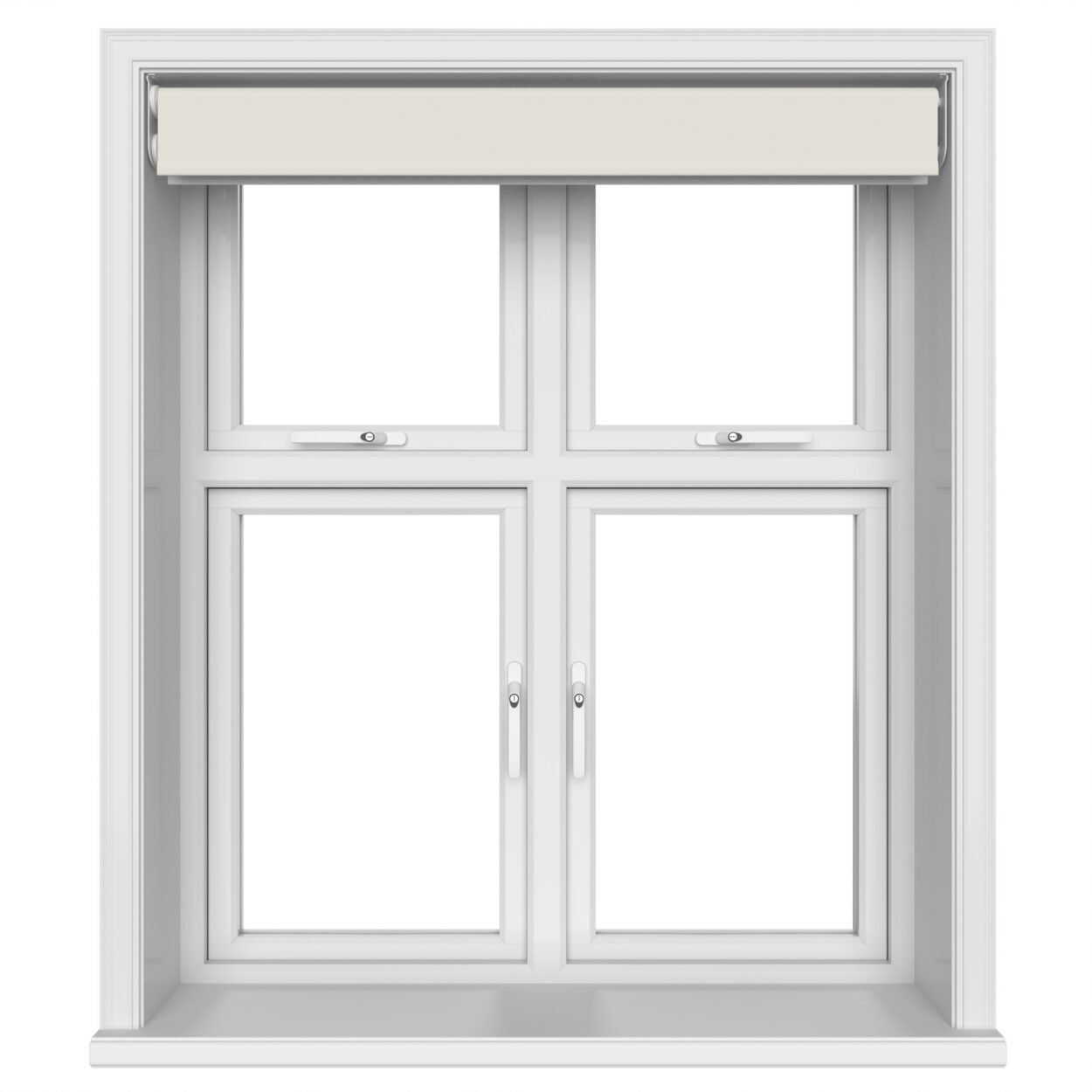 Bella Oyster Motorised Double Roller Blind - Image 6