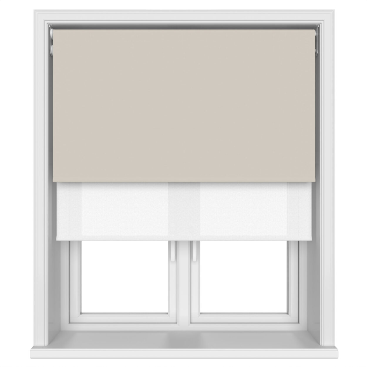 Bella Placid Motorised Double Roller Blind - Image 4