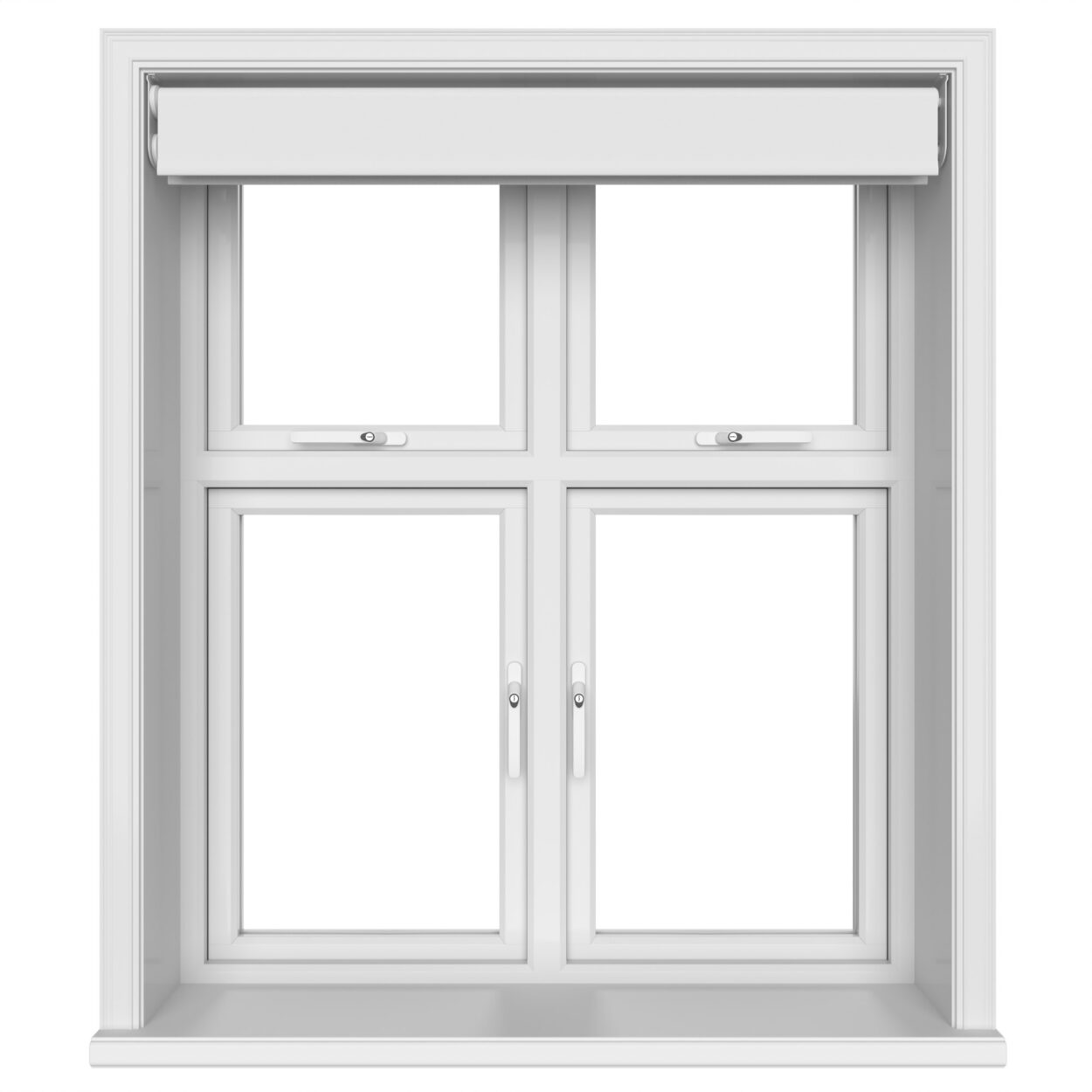 Bella Snow Motorised Double Roller Blind - Image 6