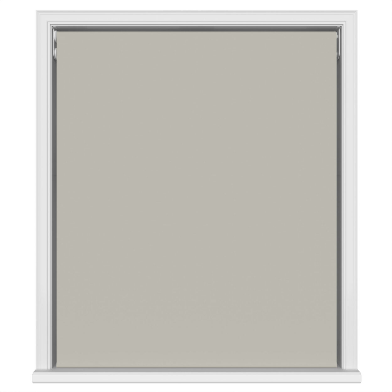 Bella Taupe Motorised Double Roller Blind - Image 2