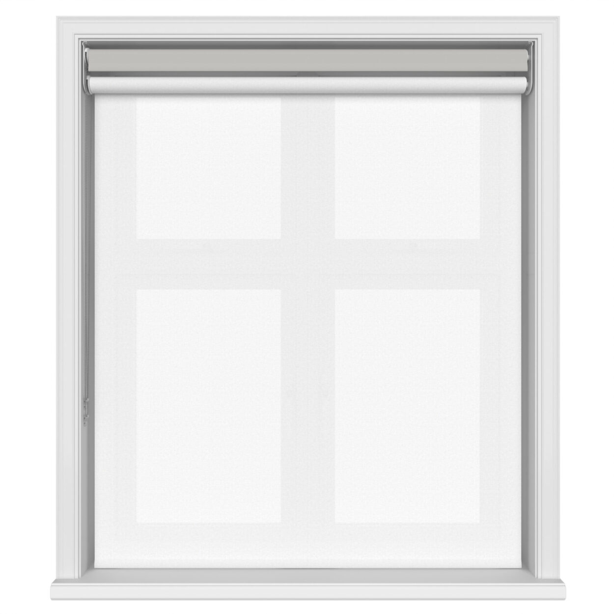 Bella Grey Whisper Double Roller Blind - Image 3