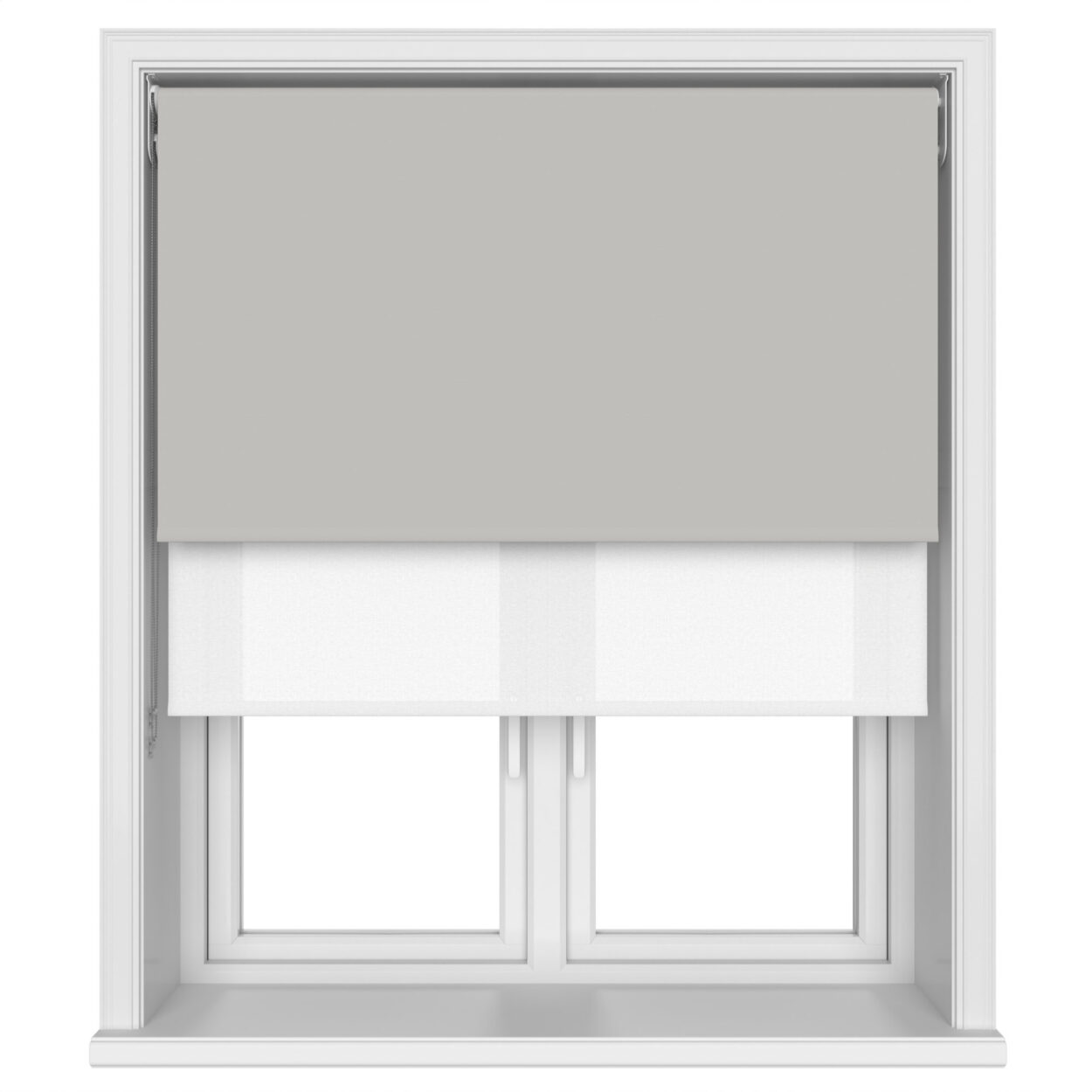 Bella Grey Whisper Double Roller Blind