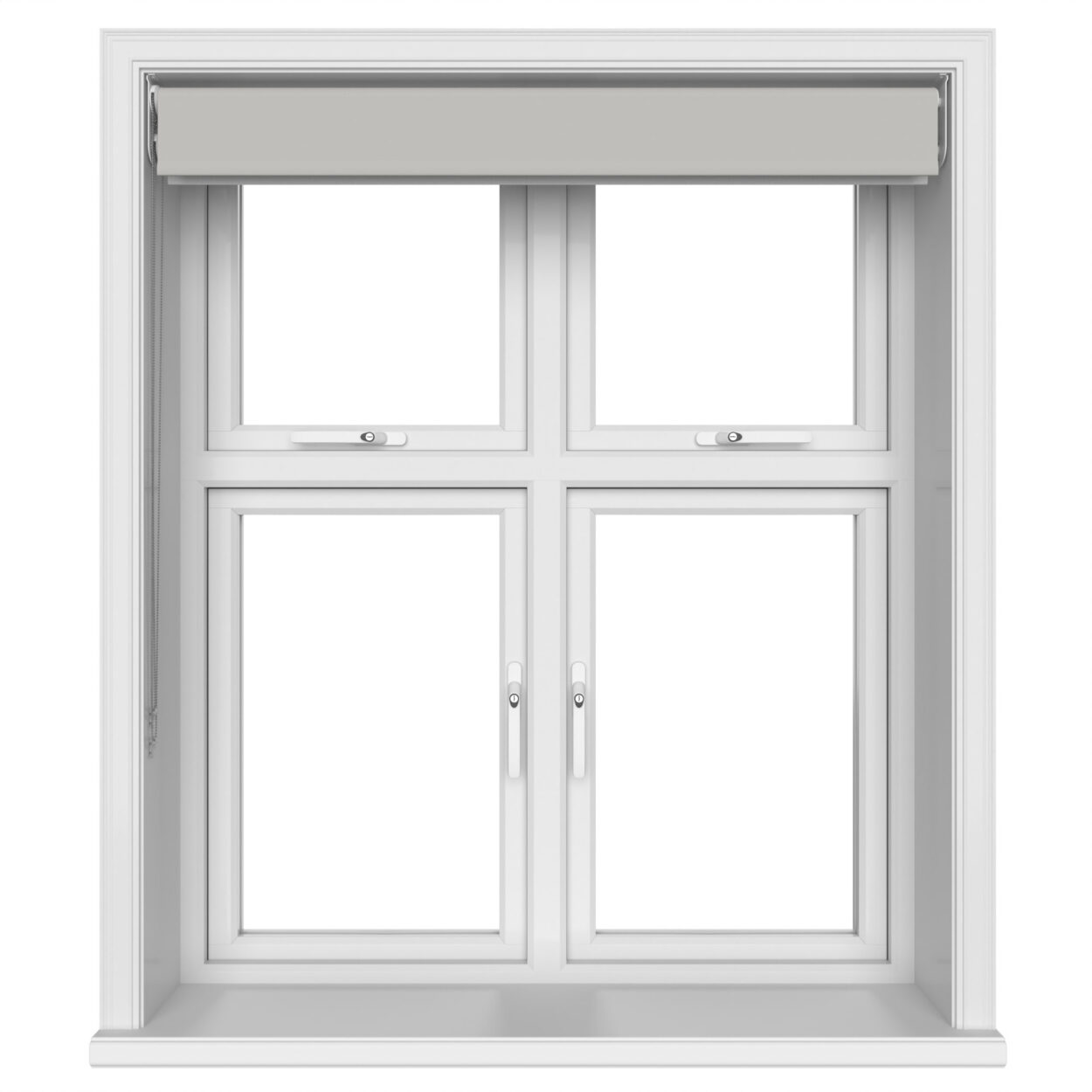 Bella Grey Whisper Double Roller Blind - Image 5