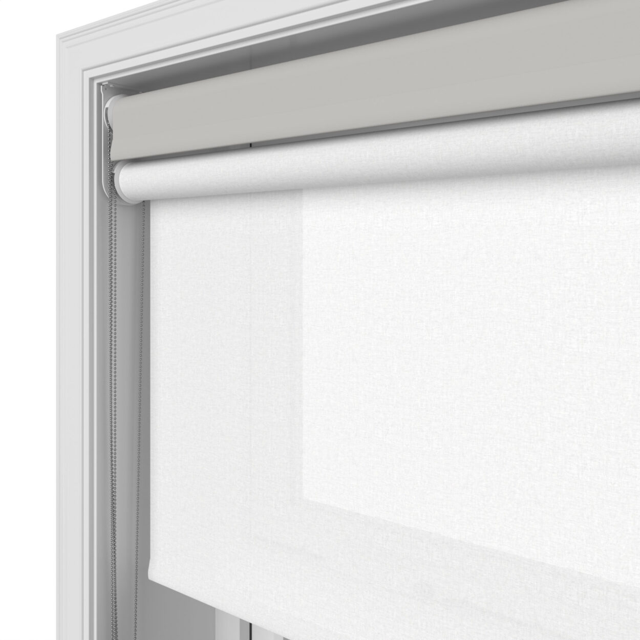 Bella Grey Whisper Double Roller Blind - Image 6
