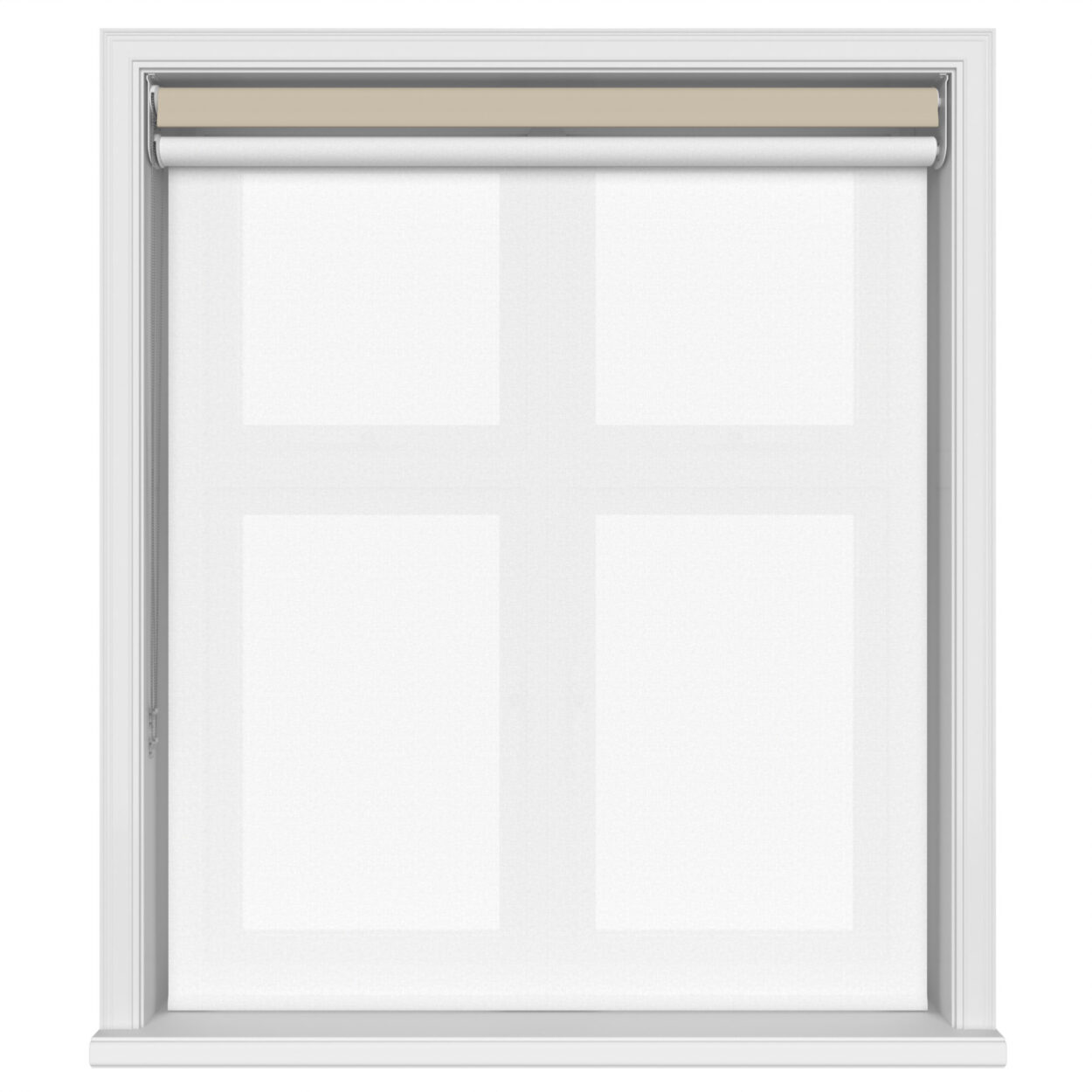 Bella Hessian Double Roller Blind - Image 3