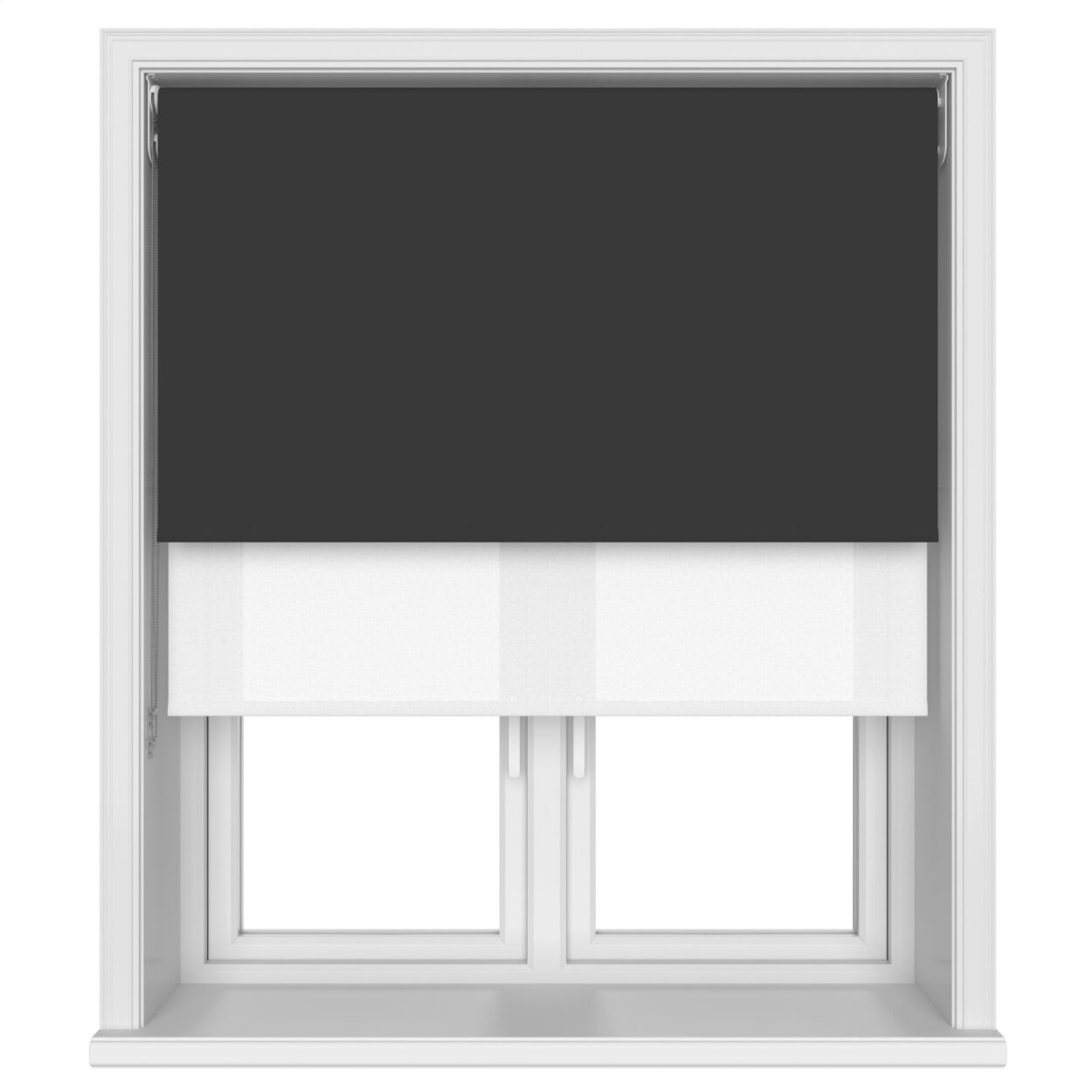 Bella Noir Double Roller Blind
