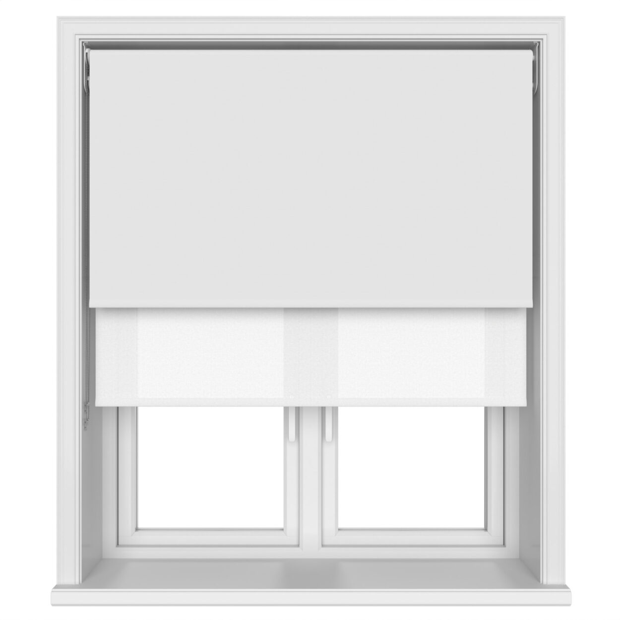Bella Snow Double Roller Blind
