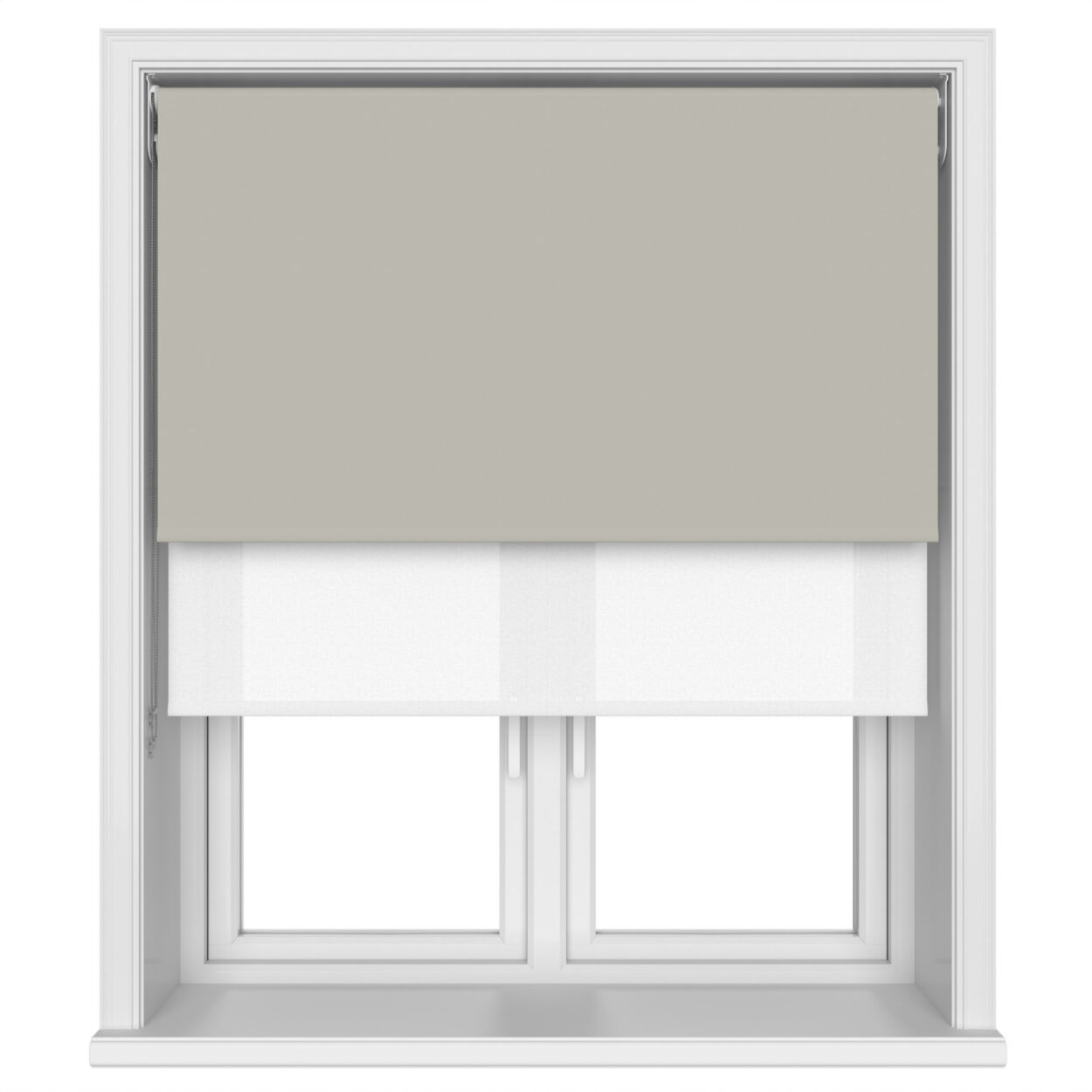 Bella Taupe Double Roller Blind