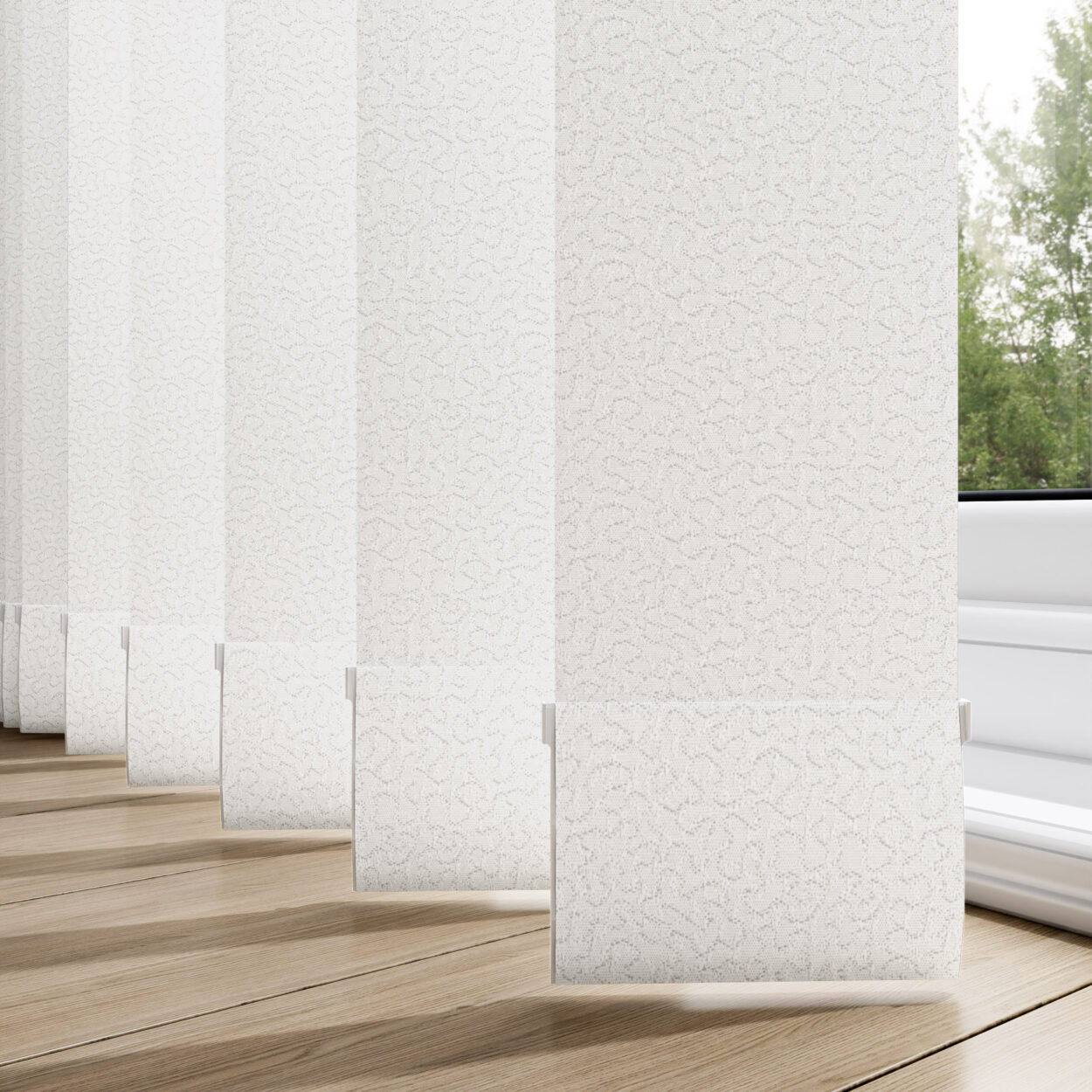 Ribble Blackout White Replacement Slats