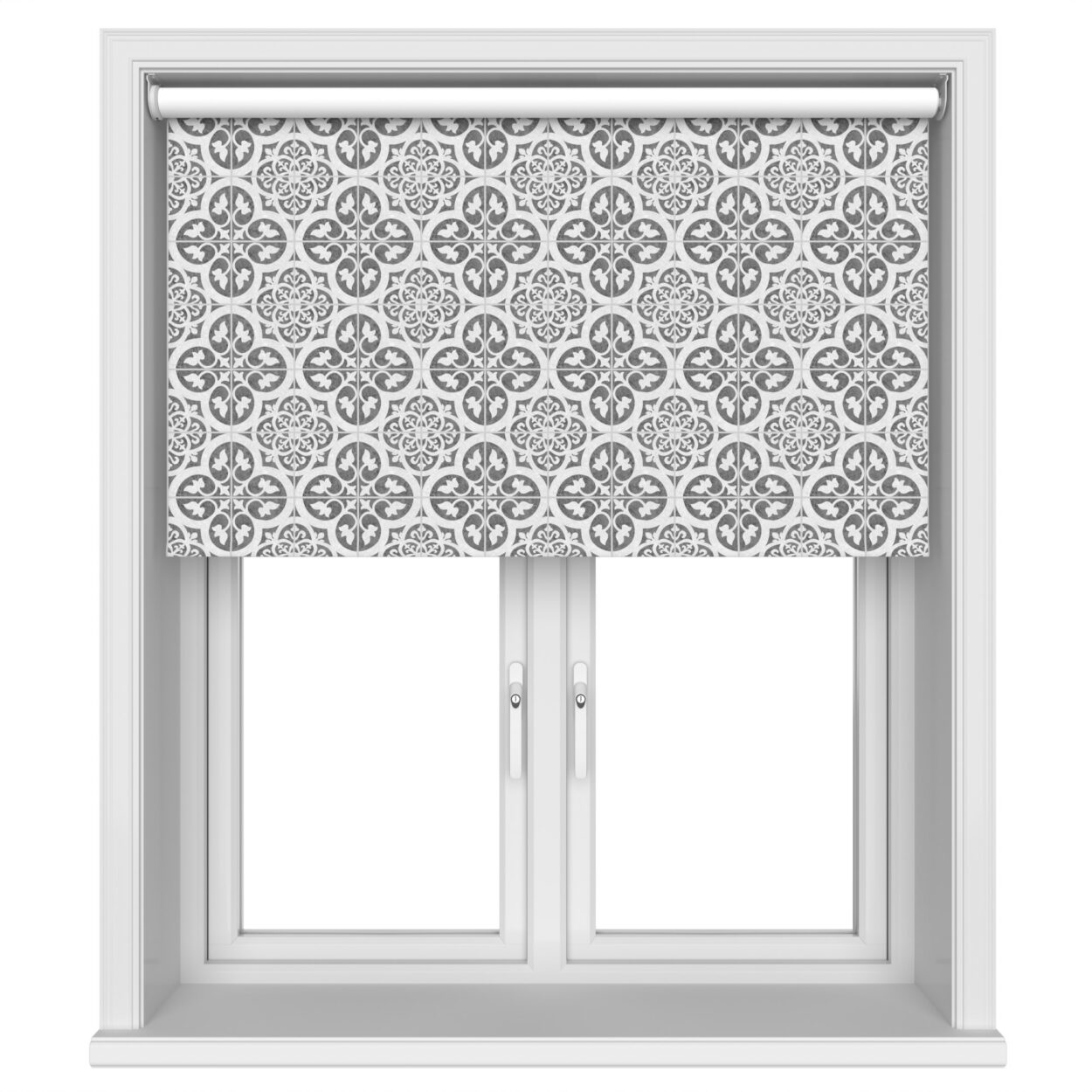 Mosaic Monochrome Blackout Motorised