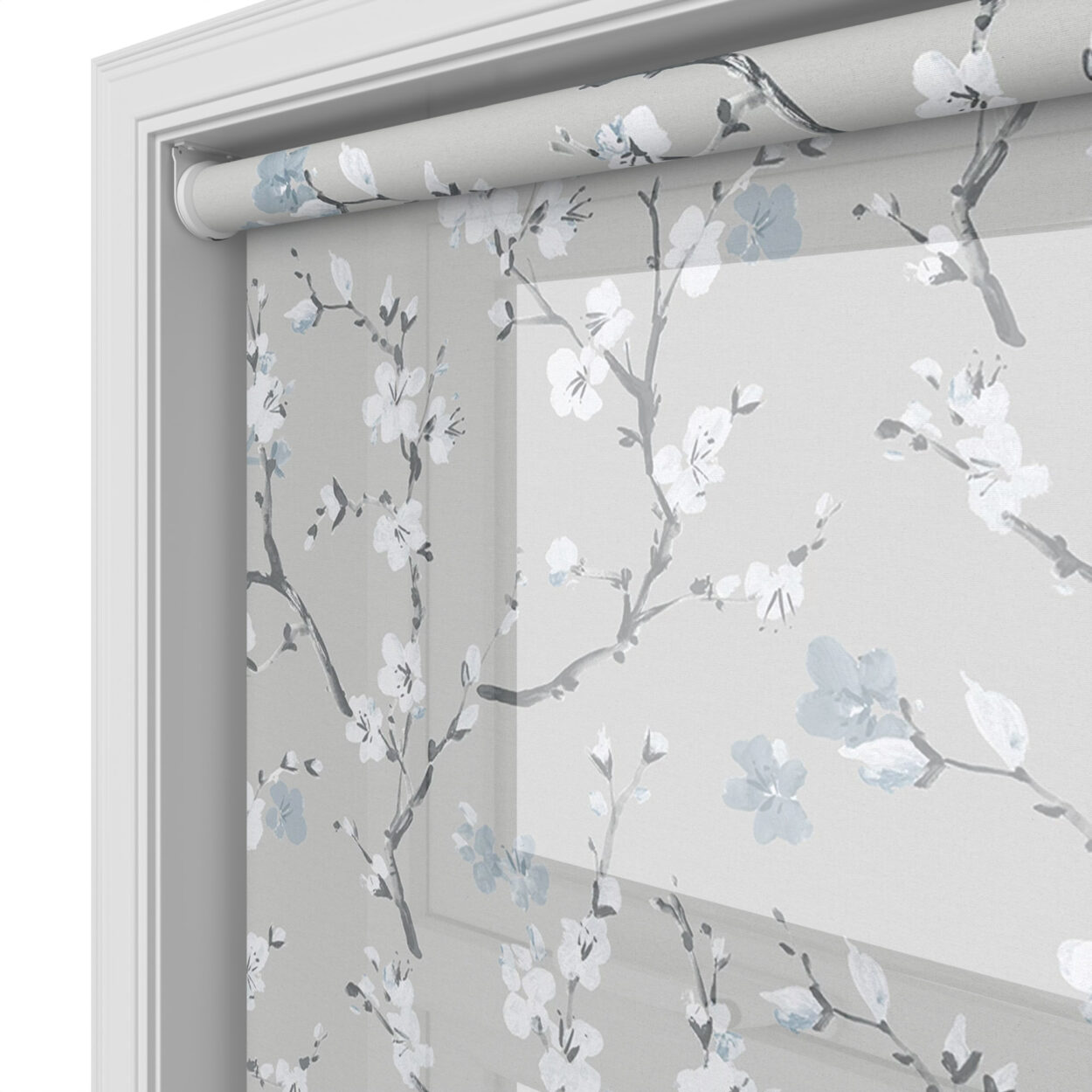 Cherry Blossom Misty Blue Motorised - Image 4