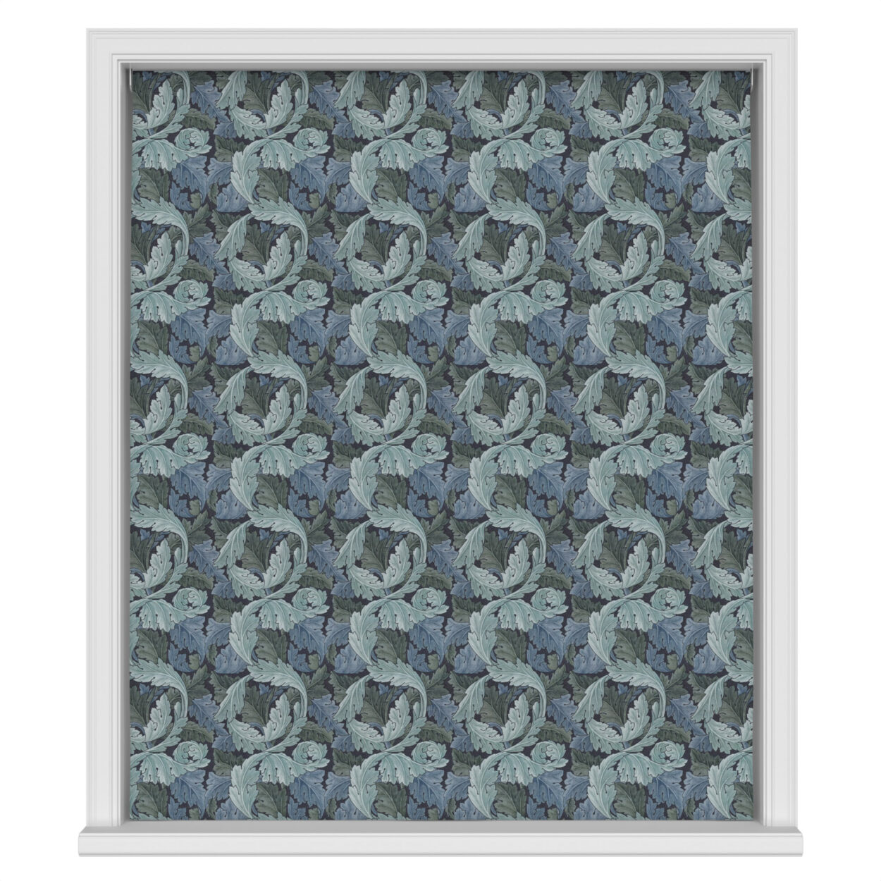 William Morris At Home Acanthus Indigo Motorised - Image 2
