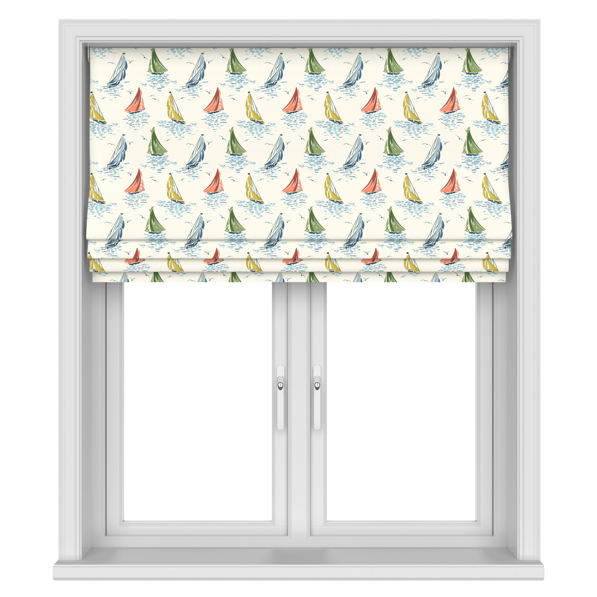 Laura Ashley A'hoy Sail Boats Multi Motorised - Image 4