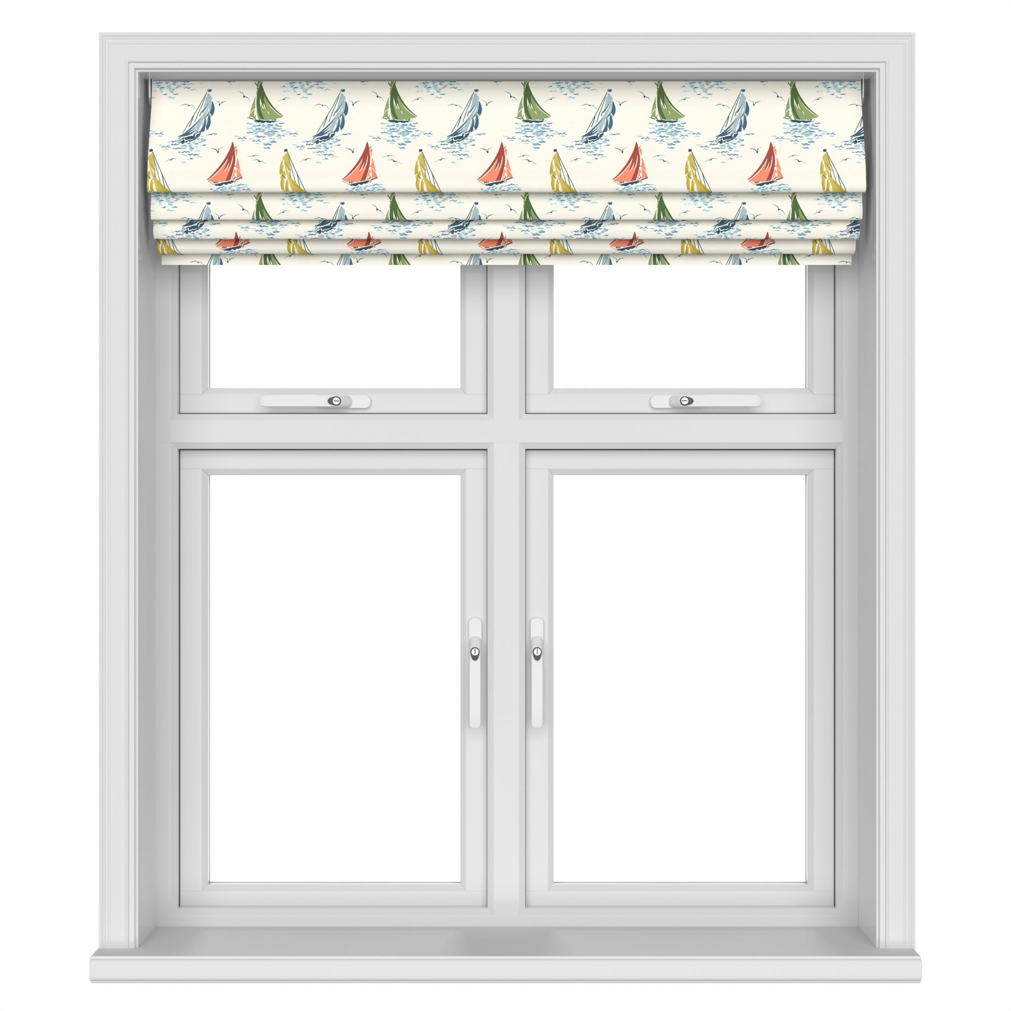 Laura Ashley A'hoy Sail Boats Multi Motorised - Image 5