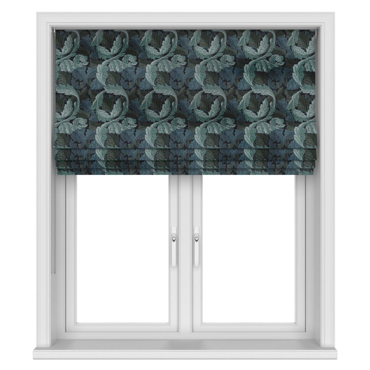 William Morris At Home Acanthus Velvet Indigo - Image 5