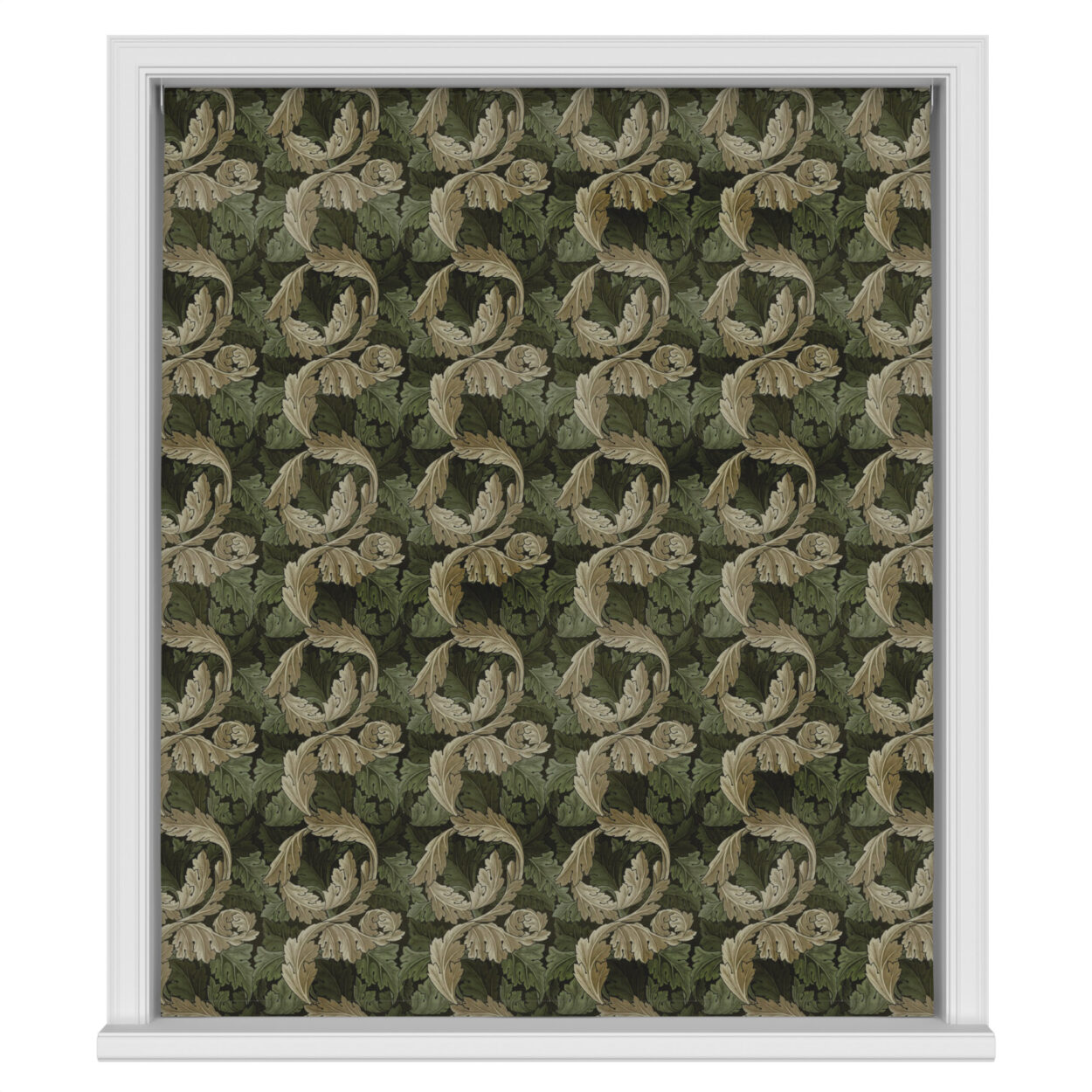 William Morris At Home Acanthus Velvet Nettle Motorised - Image 2