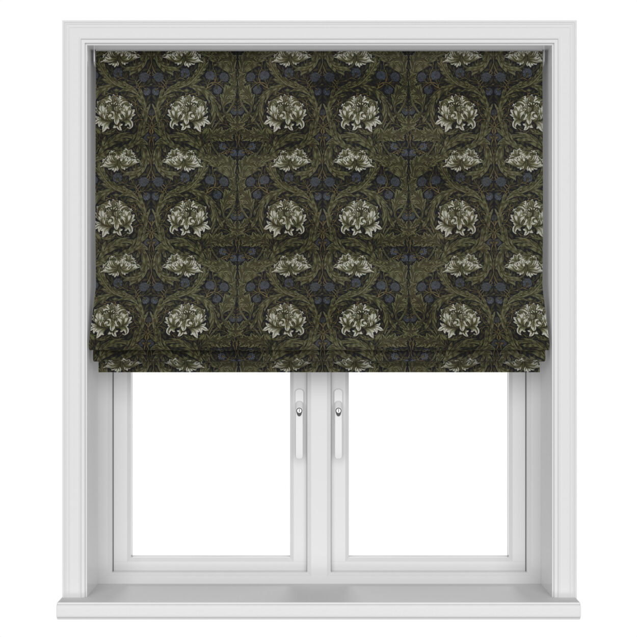 William Morris At Home African Marigold Velvet Cornflower Motorised - Image 3