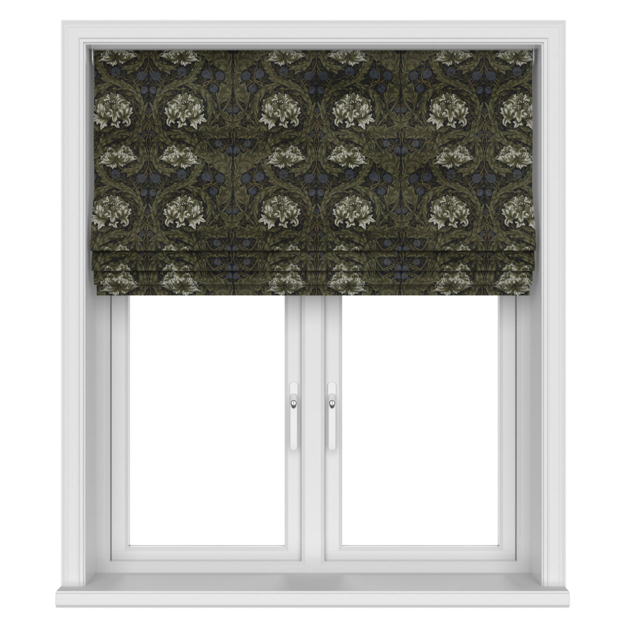 William Morris At Home African Marigold Velvet Cornflower Motorised - Image 4
