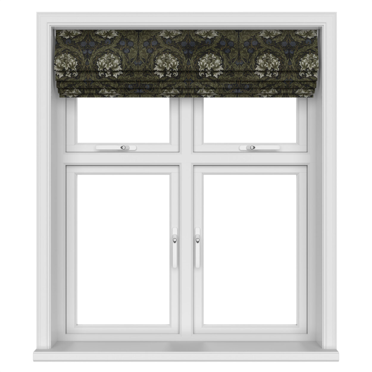 William Morris At Home African Marigold Velvet Cornflower Motorised - Image 5