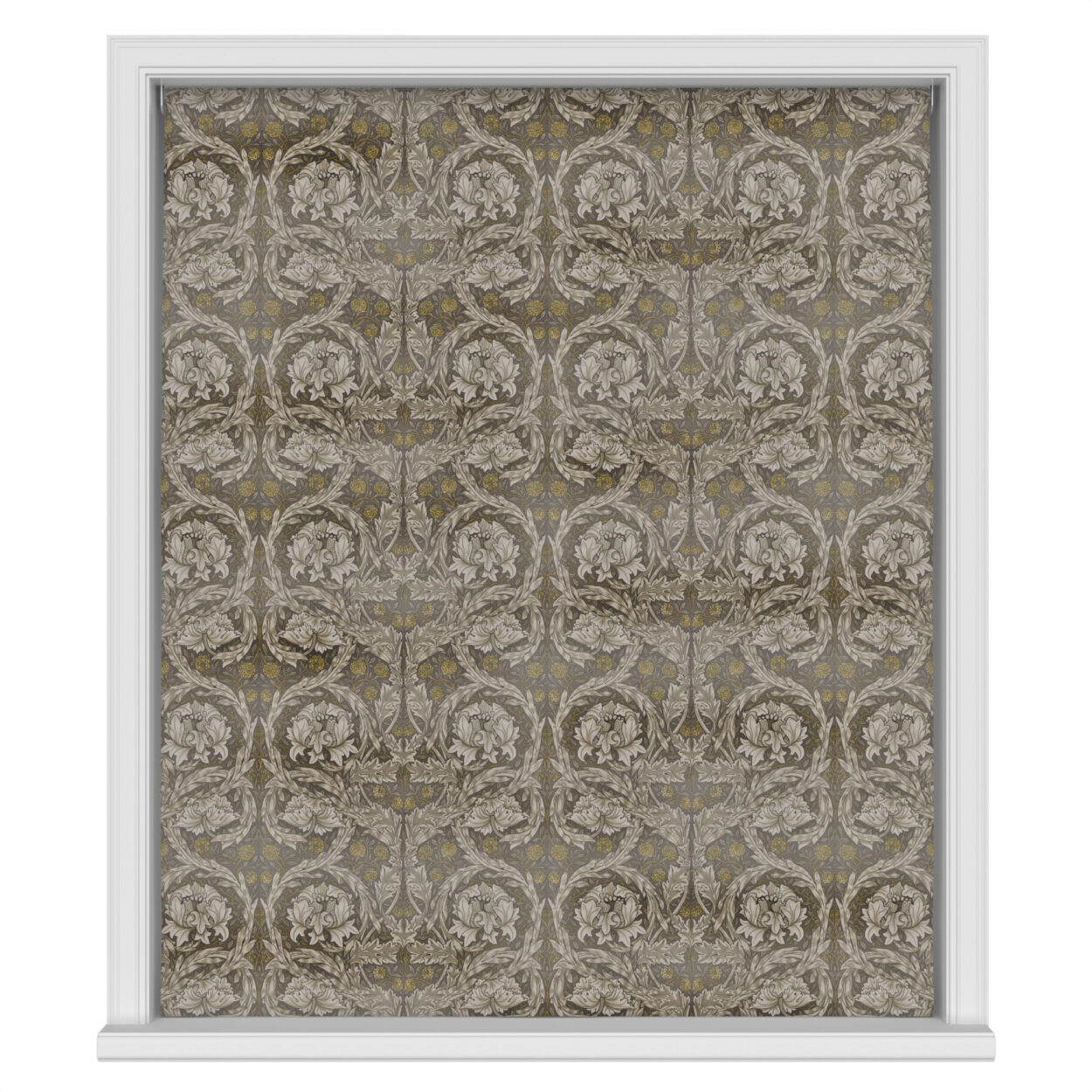William Morris At Home African Marigold Velvet Limestone Motorised - Image 2