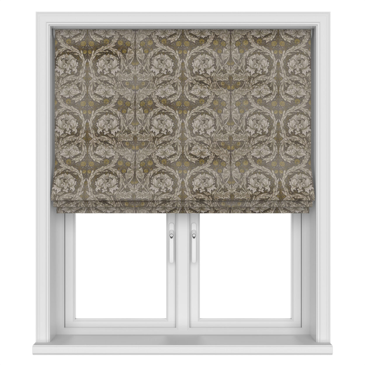 William Morris At Home African Marigold Velvet Limestone Motorised - Image 3