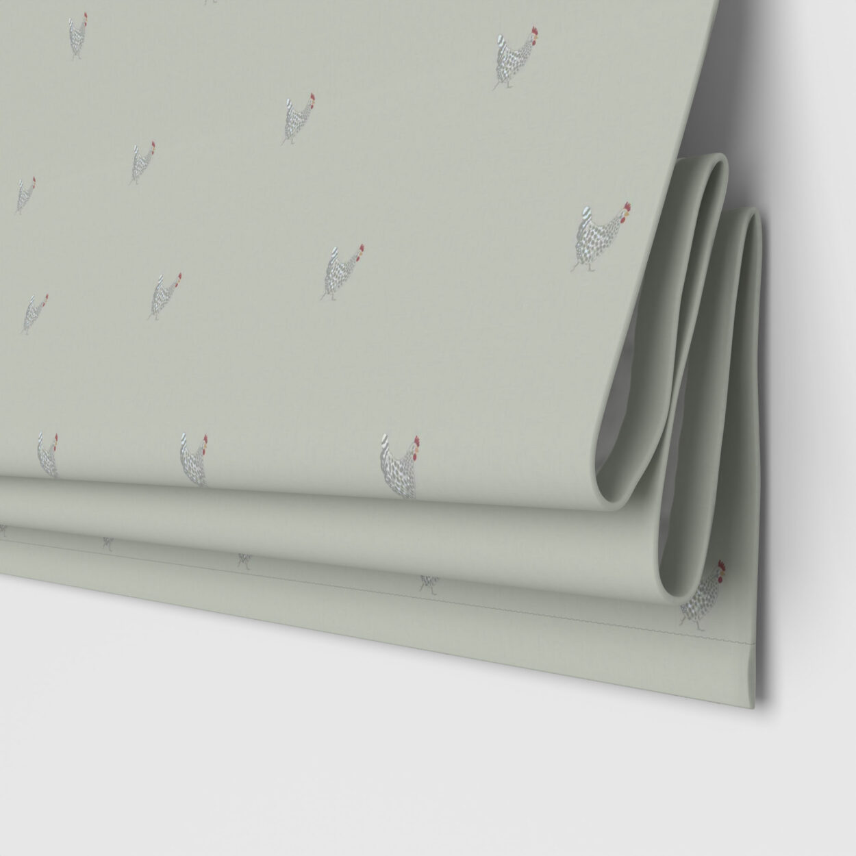 Sophie Allport Chicken Sage Grey Motorised