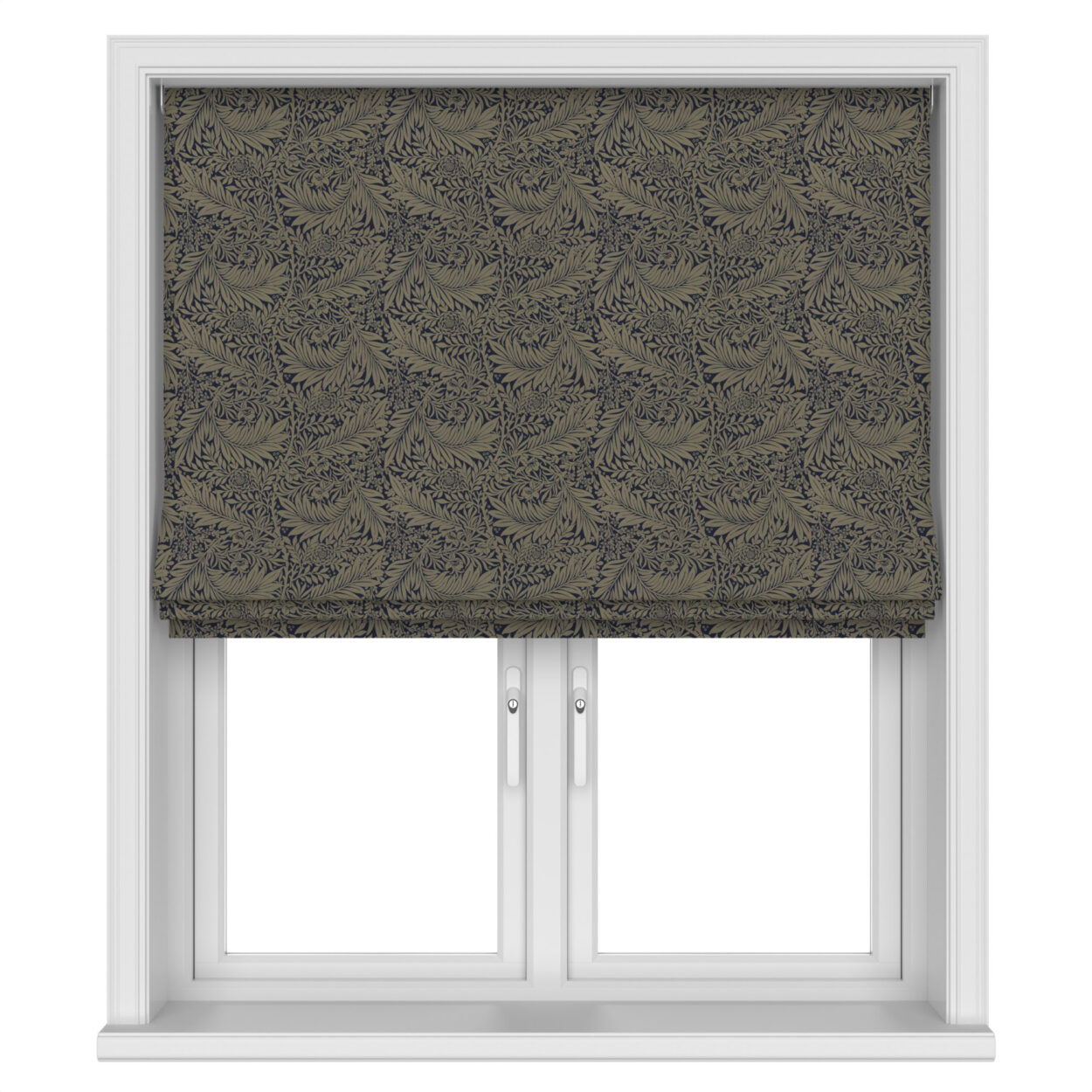William Morris At Home Larkspur Woven Indigo Motorised - Image 4