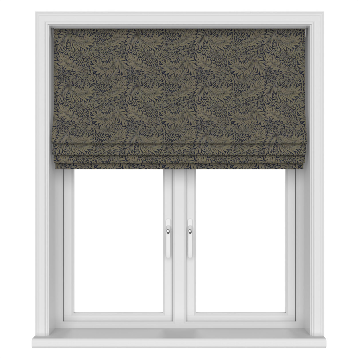 William Morris At Home Larkspur Woven Indigo Motorised - Image 5