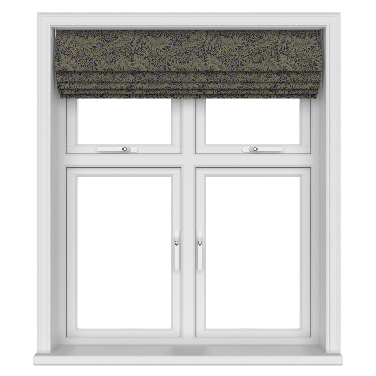 William Morris At Home Larkspur Woven Indigo Motorised - Image 6