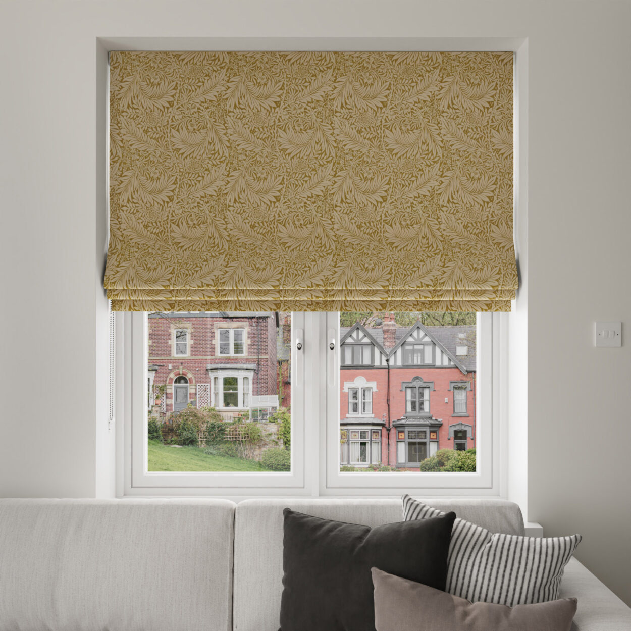 William Morris At Home Larkspur Woven Ochre