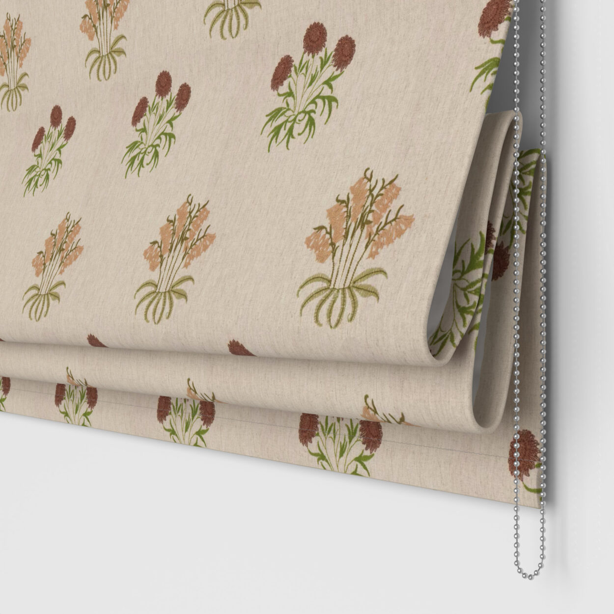 William Morris At Home Lily Flower Embroidery Madder - Image 2