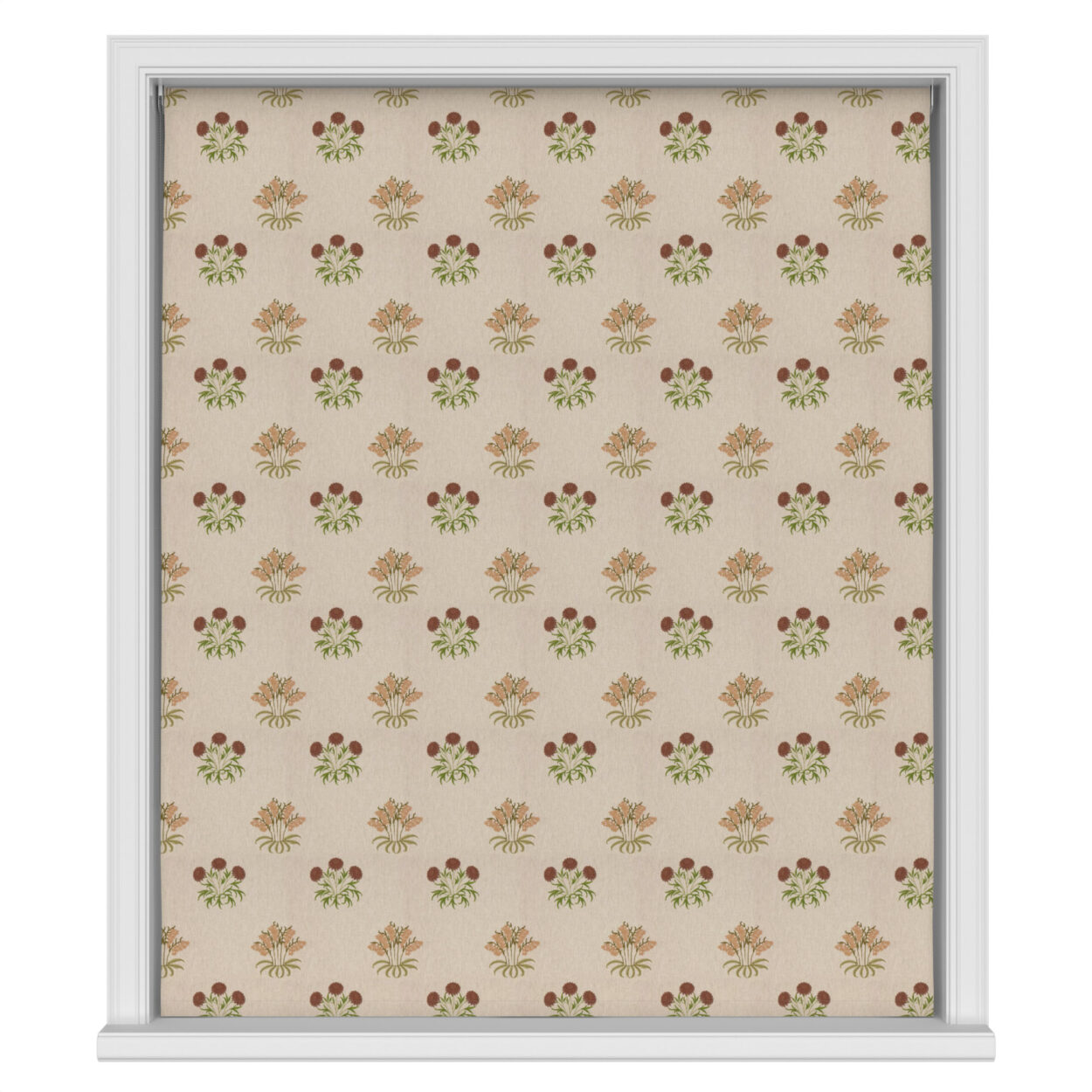 William Morris At Home Lily Flower Embroidery Madder - Image 3