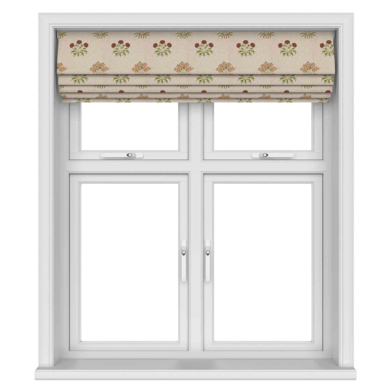William Morris At Home Lily Flower Embroidery Madder Motorised - Image 5