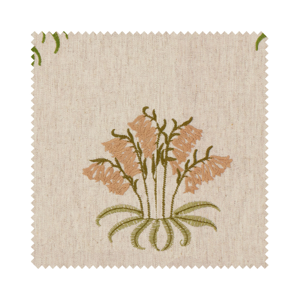 William Morris At Home Lily Flower Embroidery Madder - Image 7