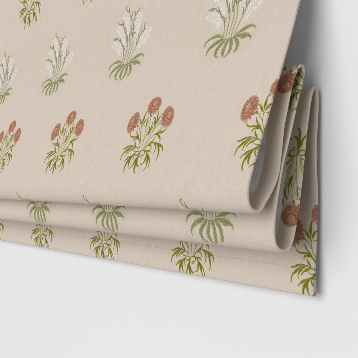 William Morris At Home Lily Flower Embroidery Nettle Motorised