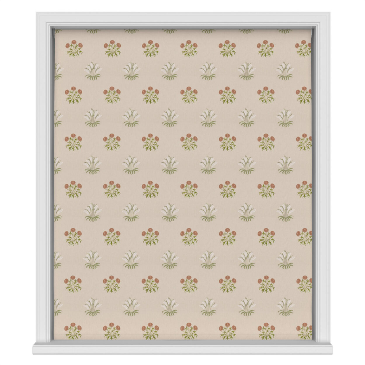 William Morris At Home Lily Flower Embroidery Nettle Motorised - Image 2