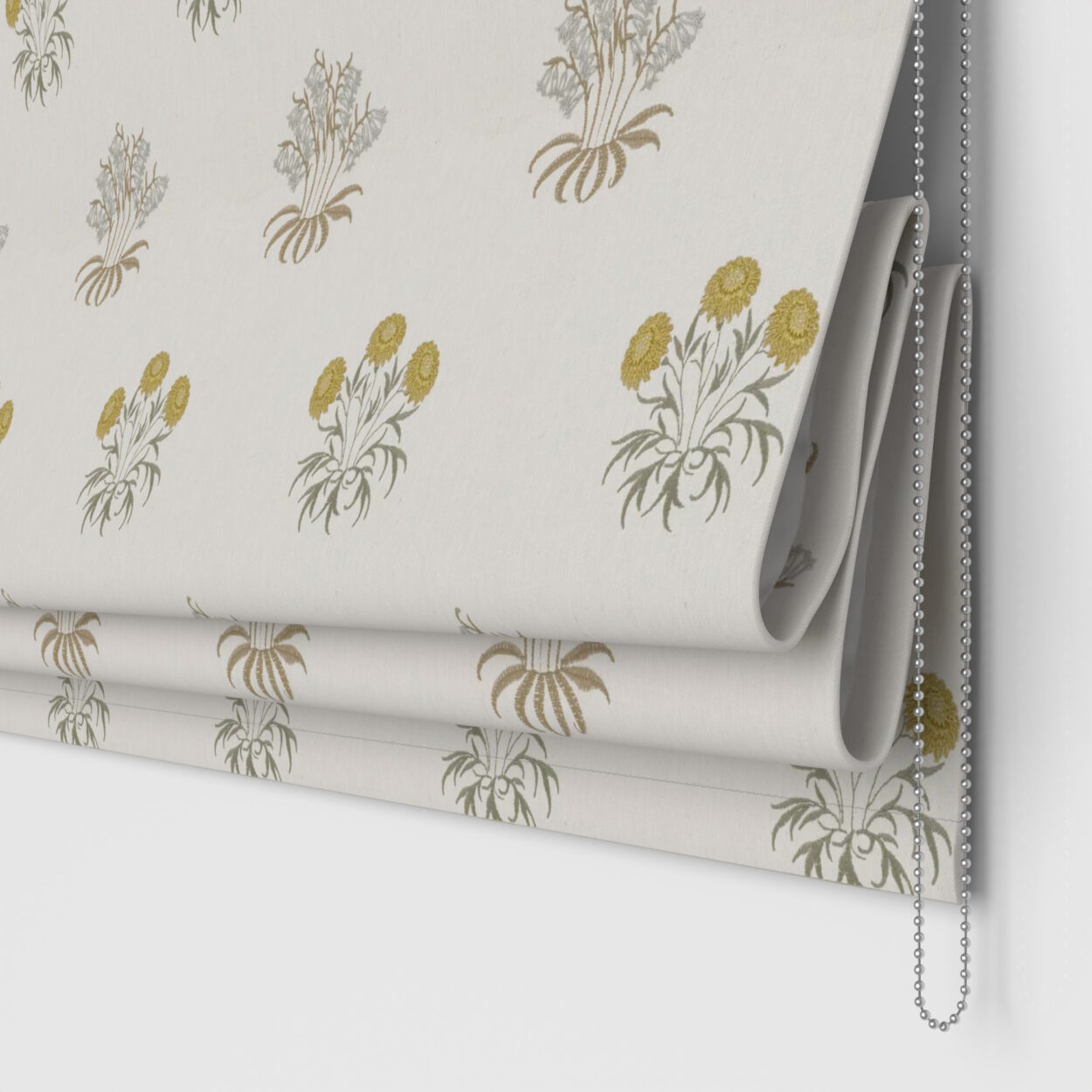 William Morris At Home Lily Flower Embroidery Ochre - Image 2
