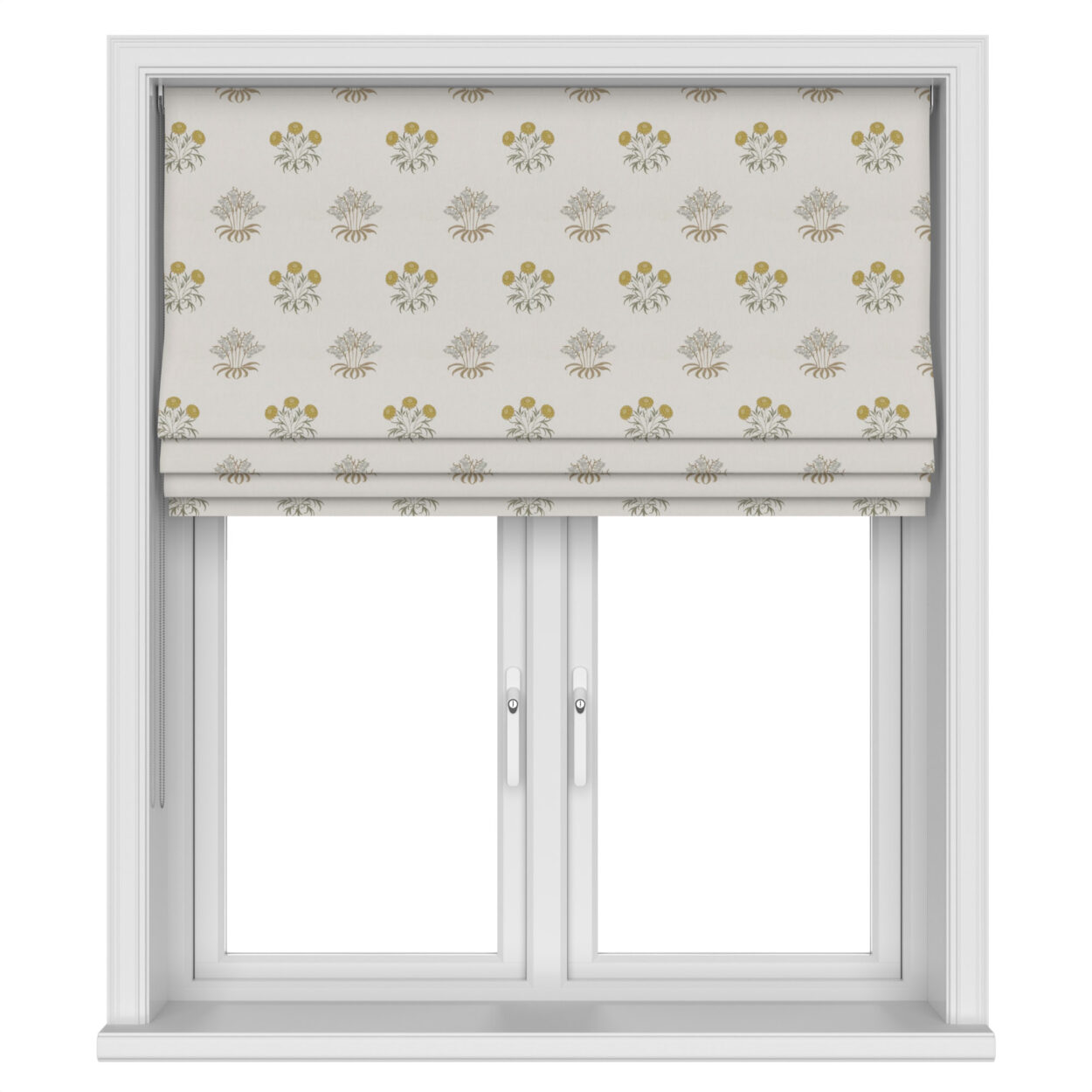 William Morris At Home Lily Flower Embroidery Ochre - Image 5